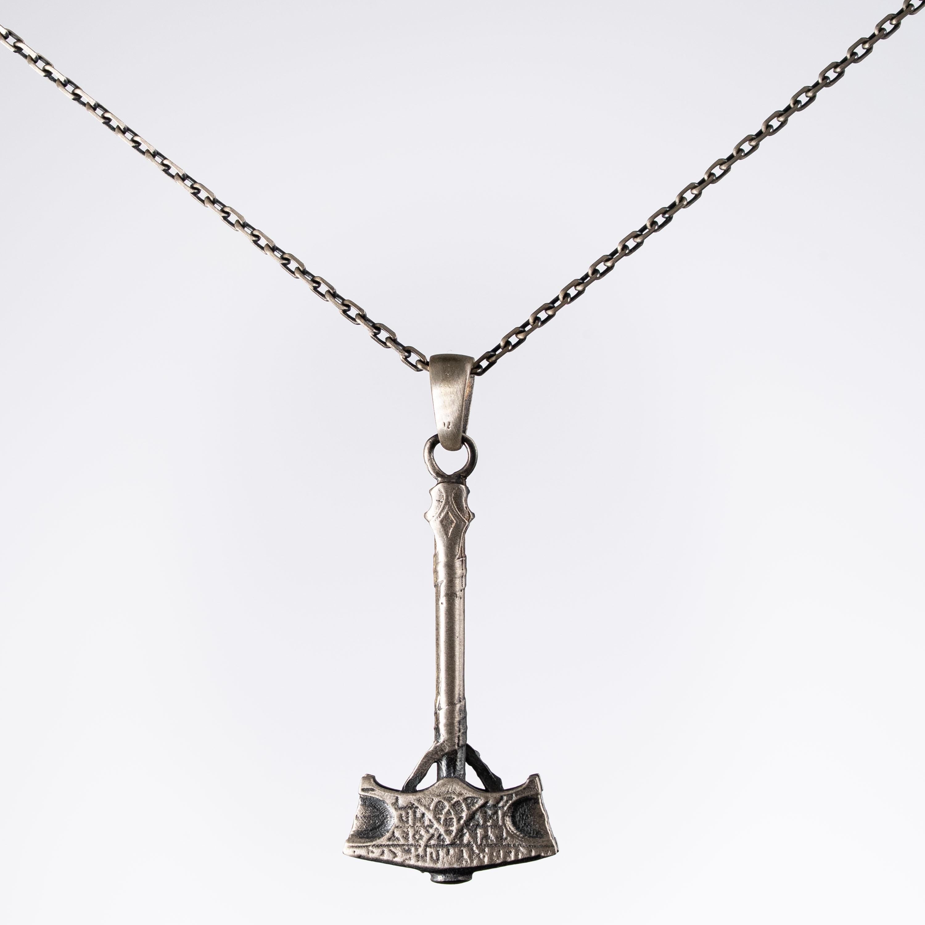 Viking Thor’s Hammer  925 Sterling Silver Necklace