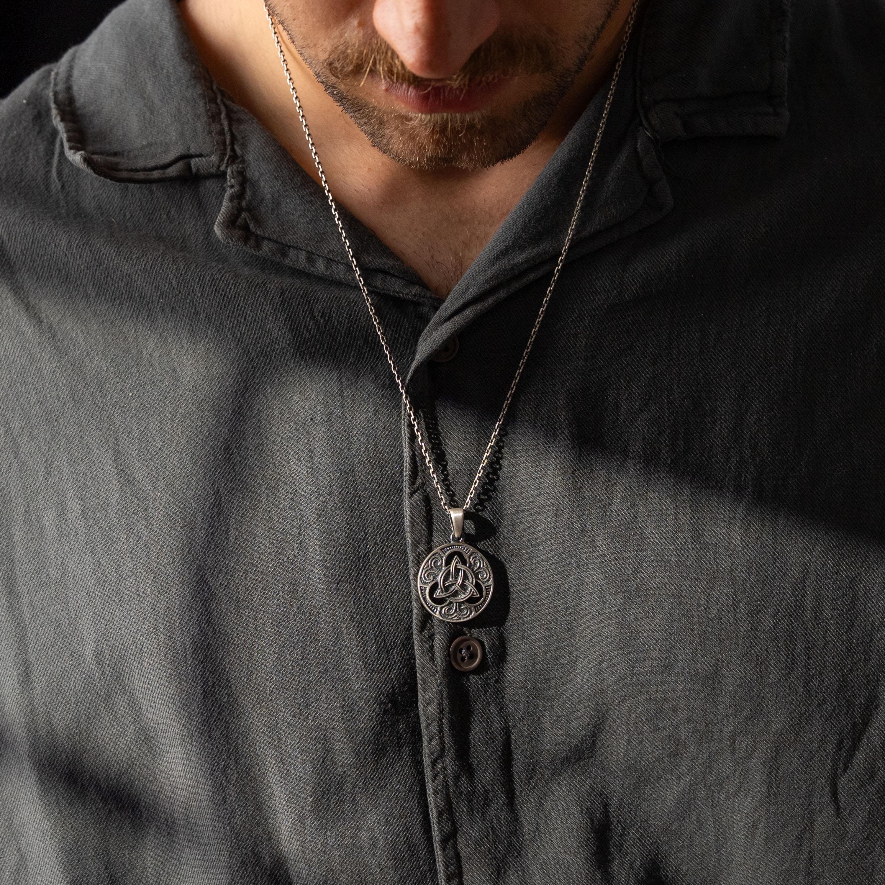 Celtic Triquetra 925 Sterling Silver Pendant