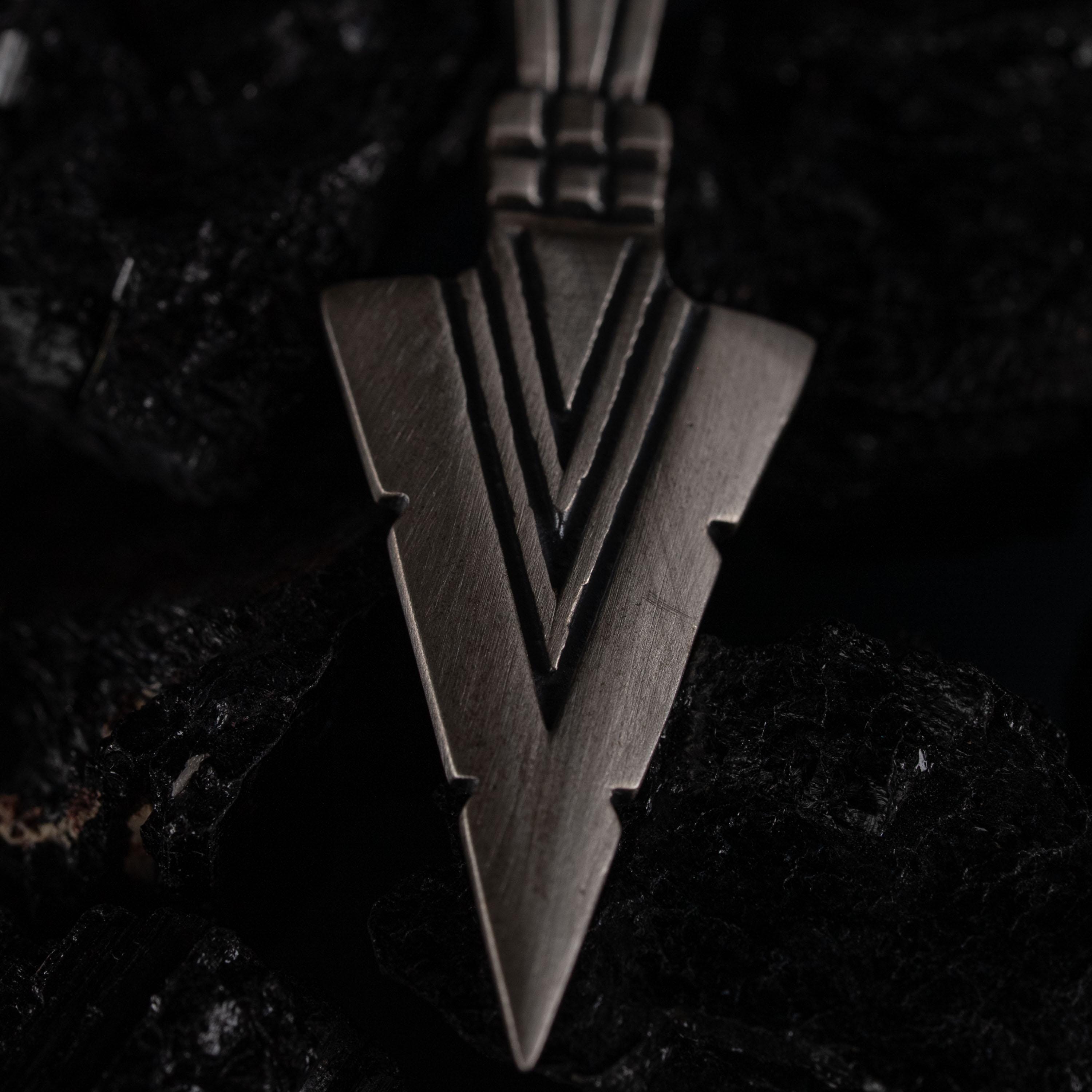Viking Arrow  925 Sterling Silver Pendant Jewelry