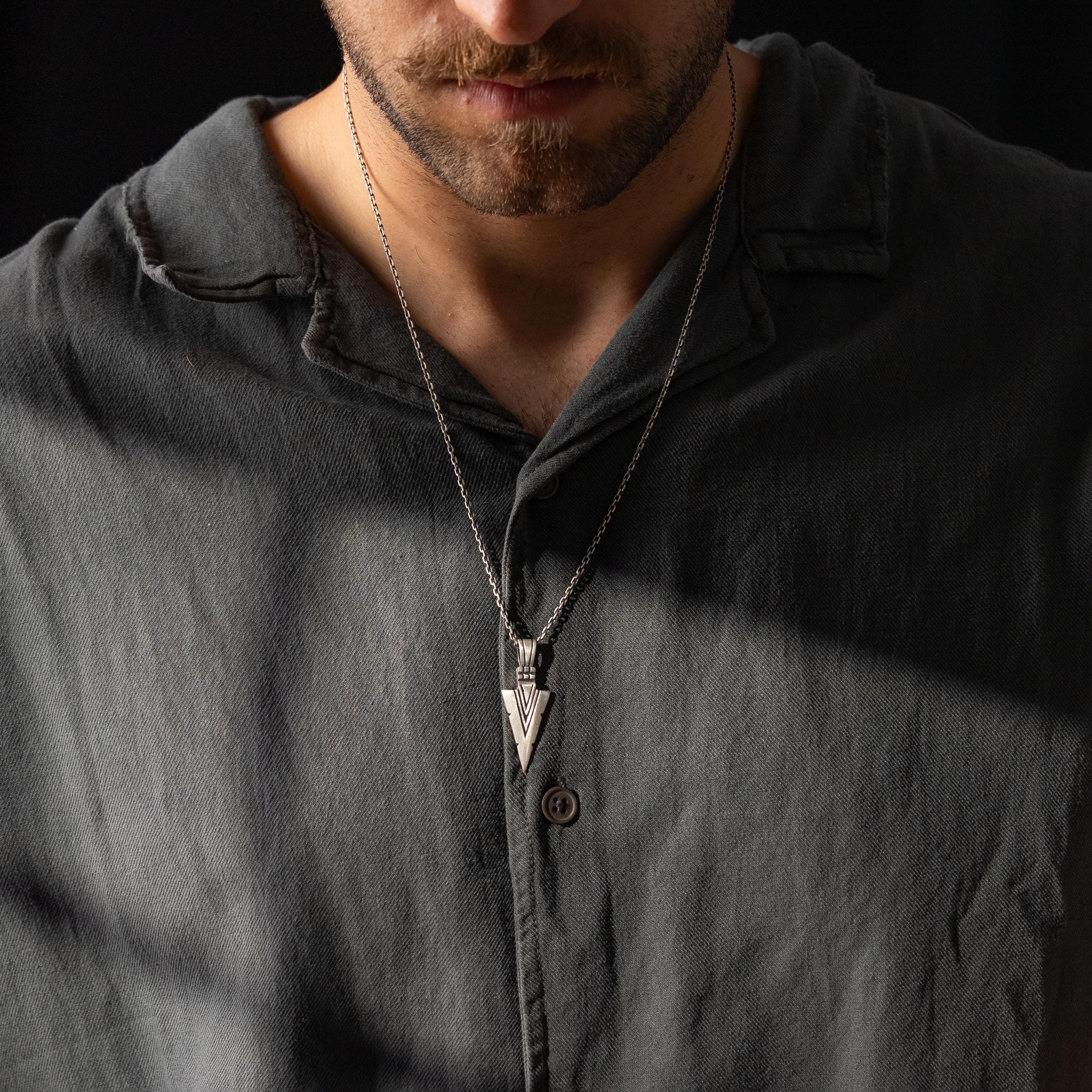 Viking Arrow  925 Sterling Silver Pendant Jewelry