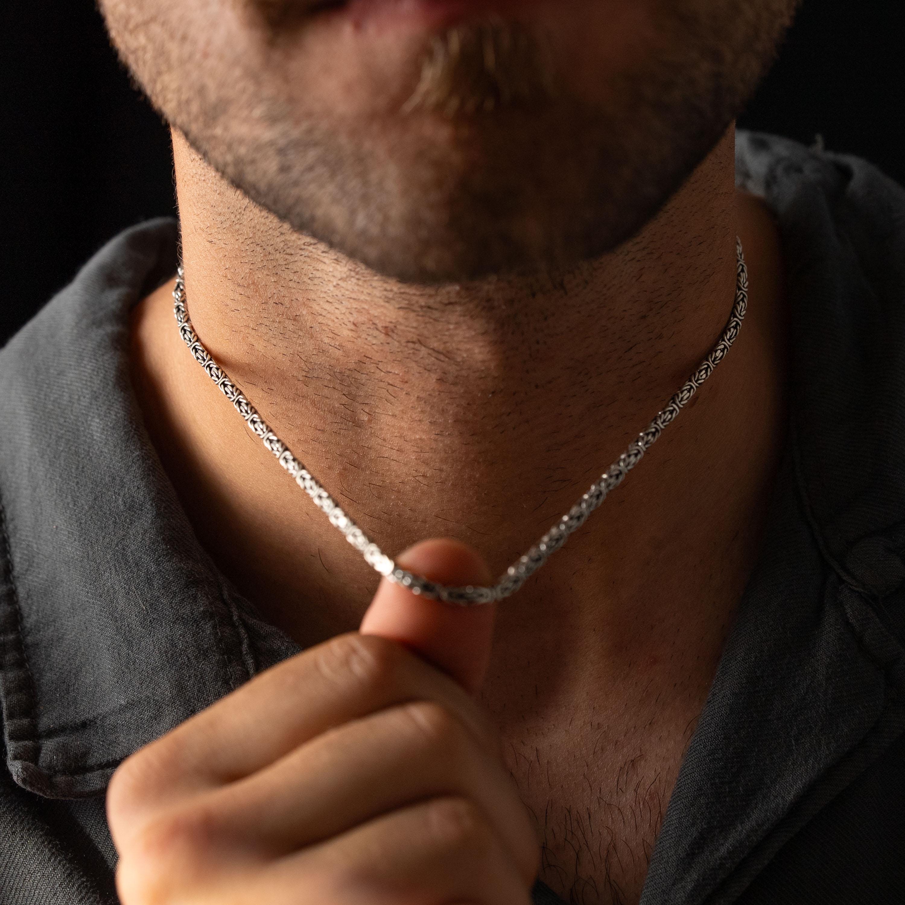 Byzantine Chain 925 Sterling Silver Necklace