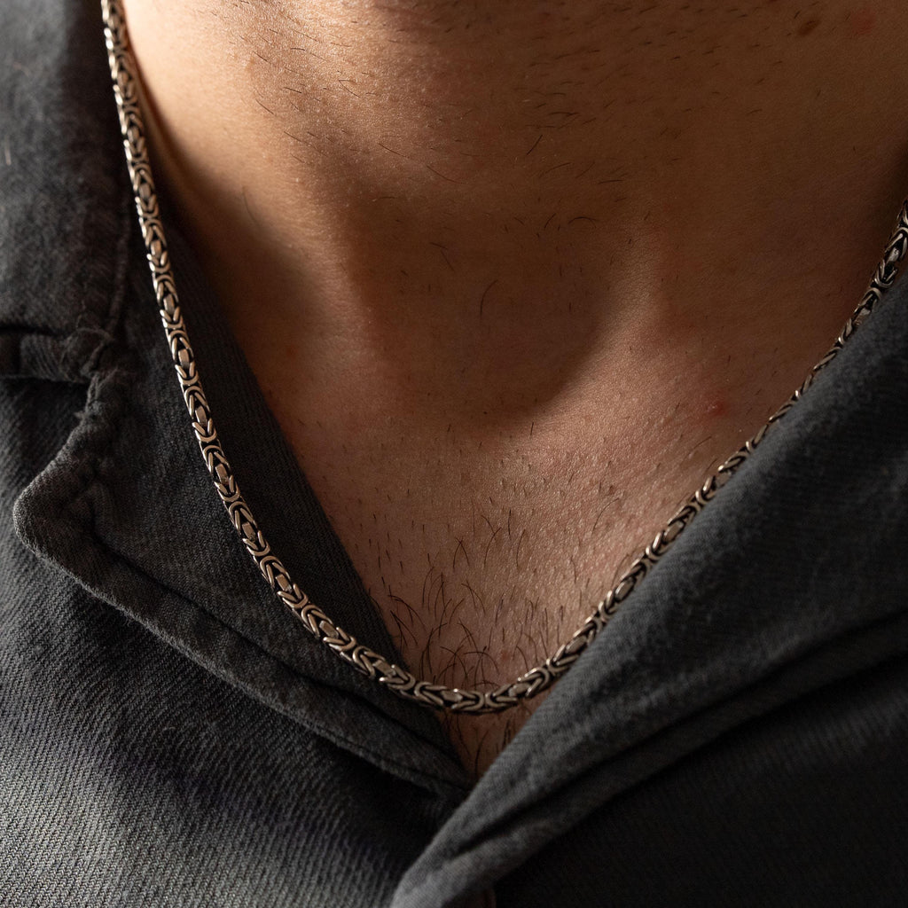 Byzantine Chain 925 Sterling Silver Necklace