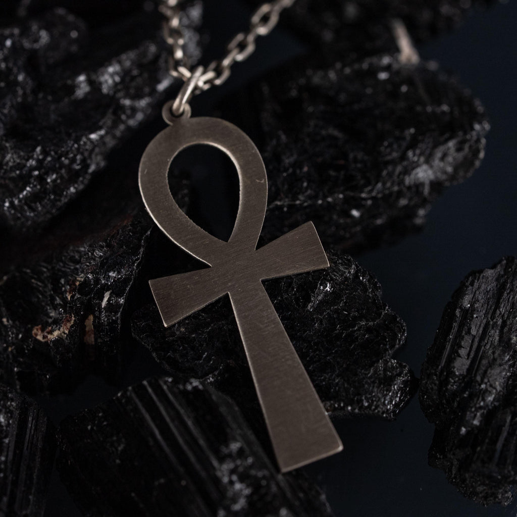 Ankh Unisex 925 Sterling Silver Pendant Necklace