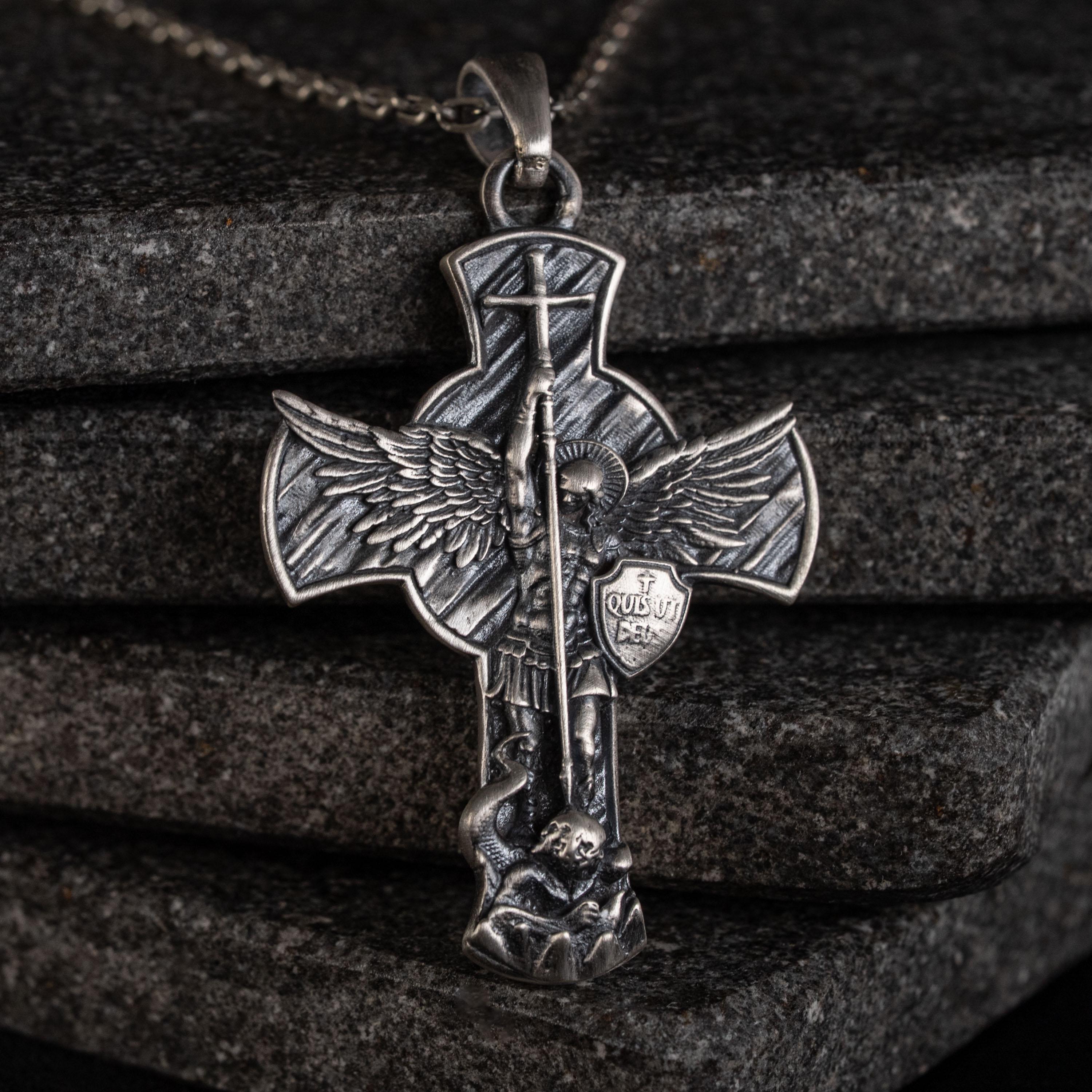 Archangel Michael 925 Sterling Silver Pendant