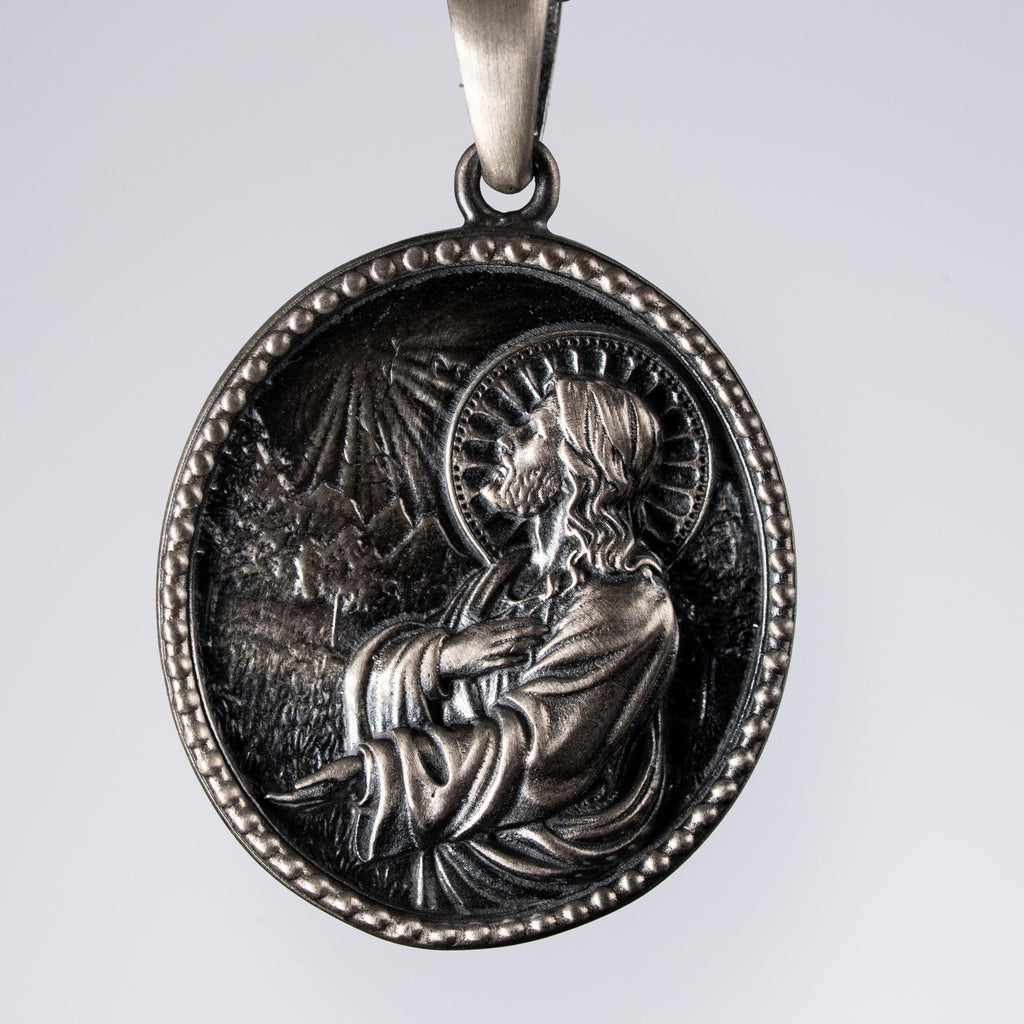 Jesus Christ 925 Sterling Silver Necklace