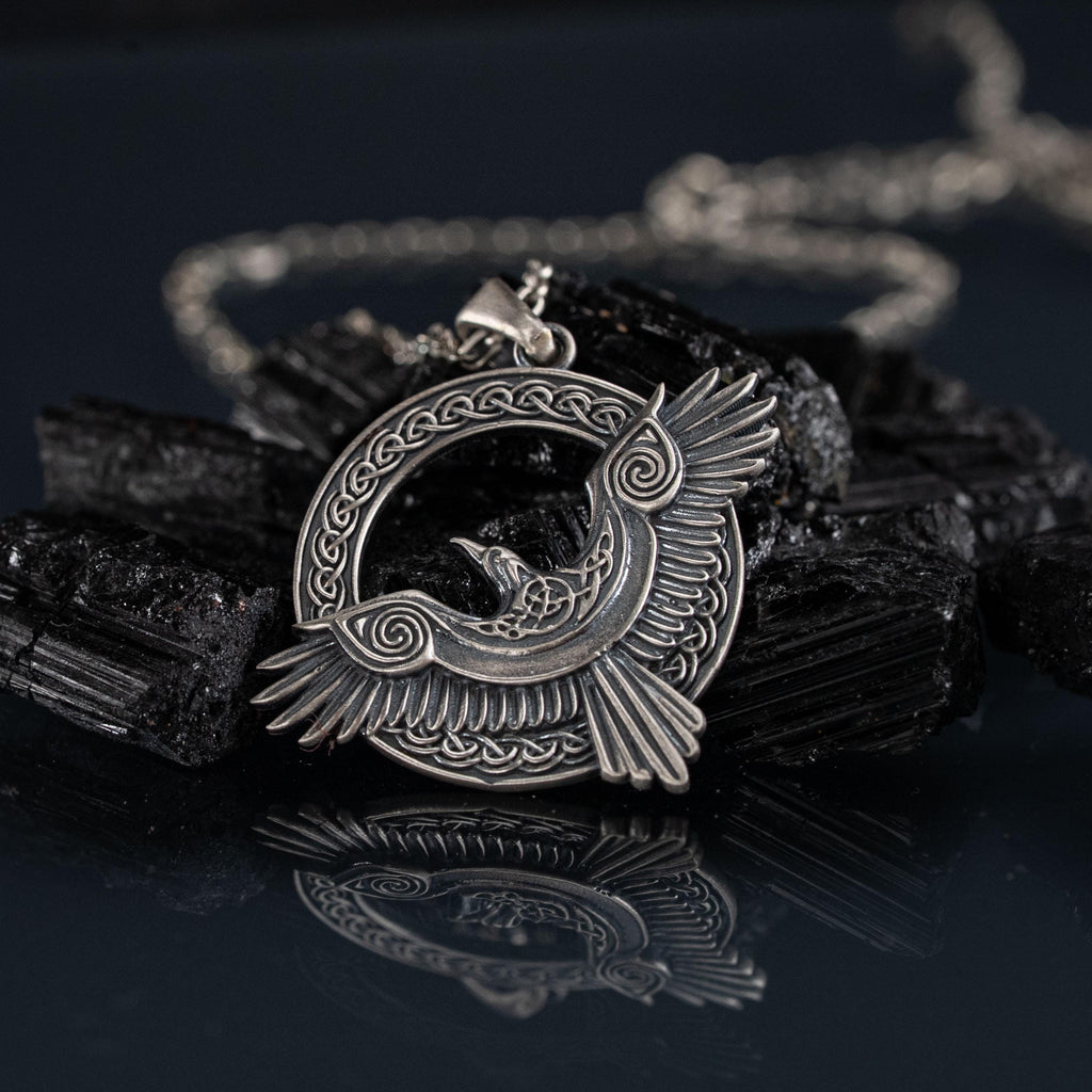 Odin’s Raven 925 Sterling Silver Necklace