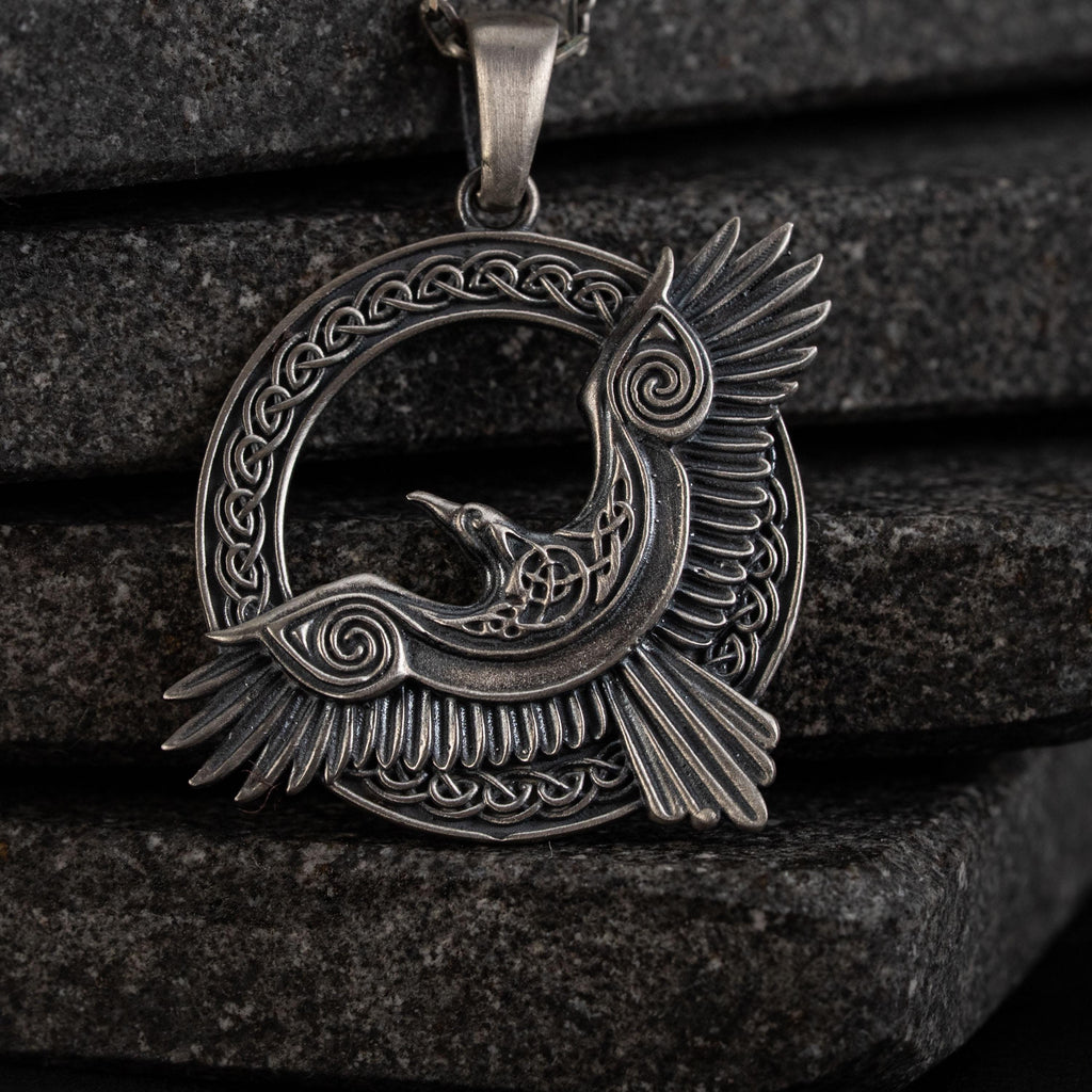Odin’s Raven 925 Sterling Silver Necklace