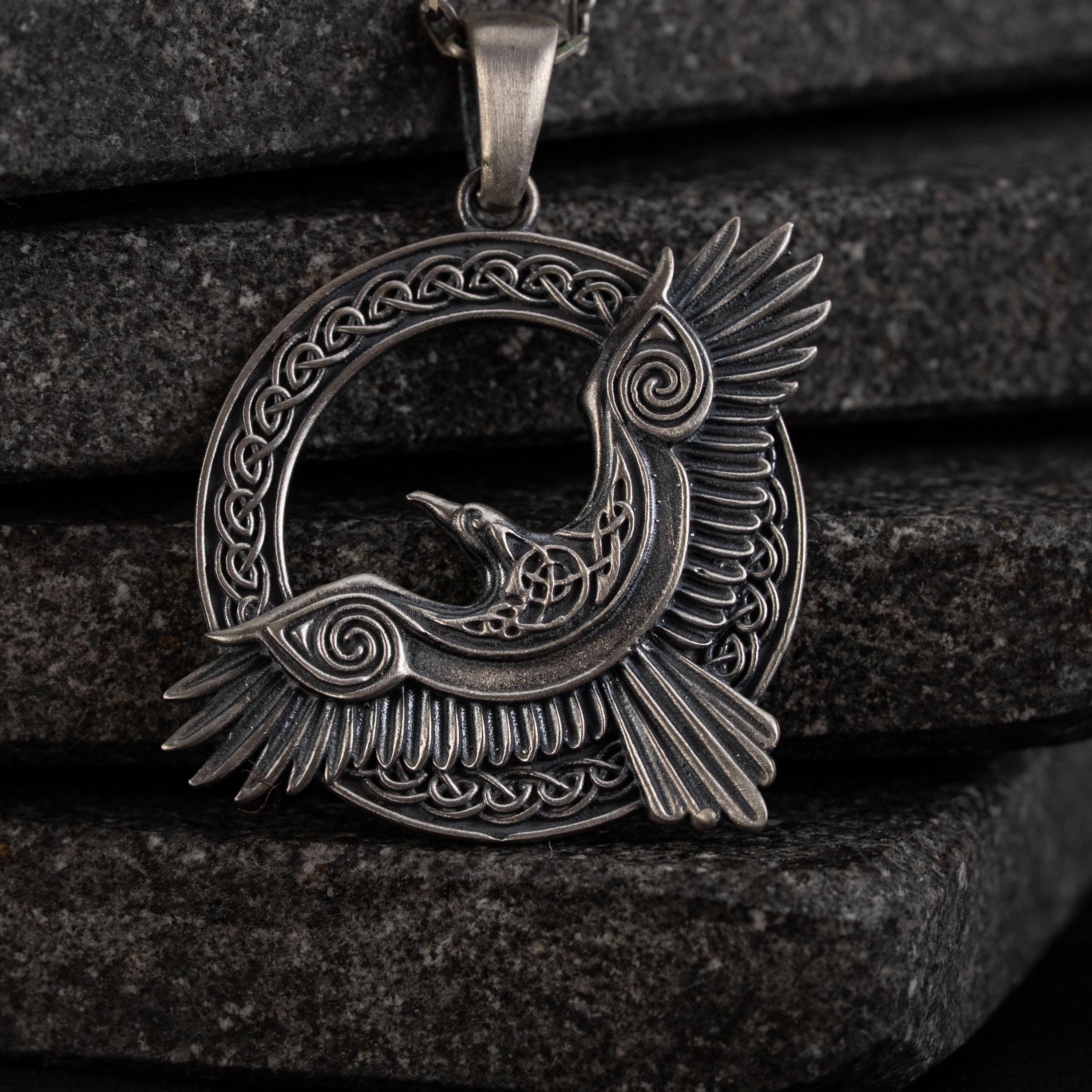 Odin’s Raven 925 Sterling Silver Necklace