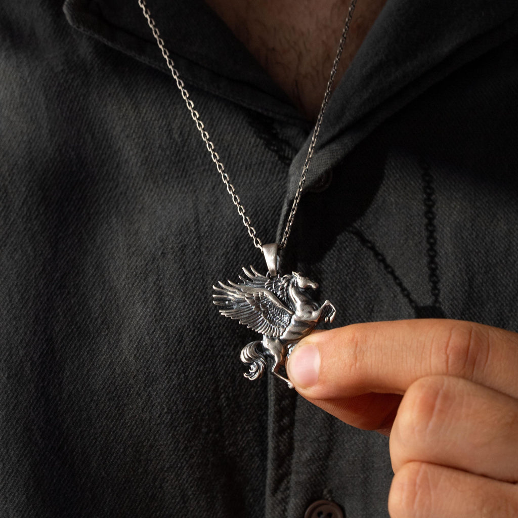 Pegasus 925 Sterling Silver Necklace