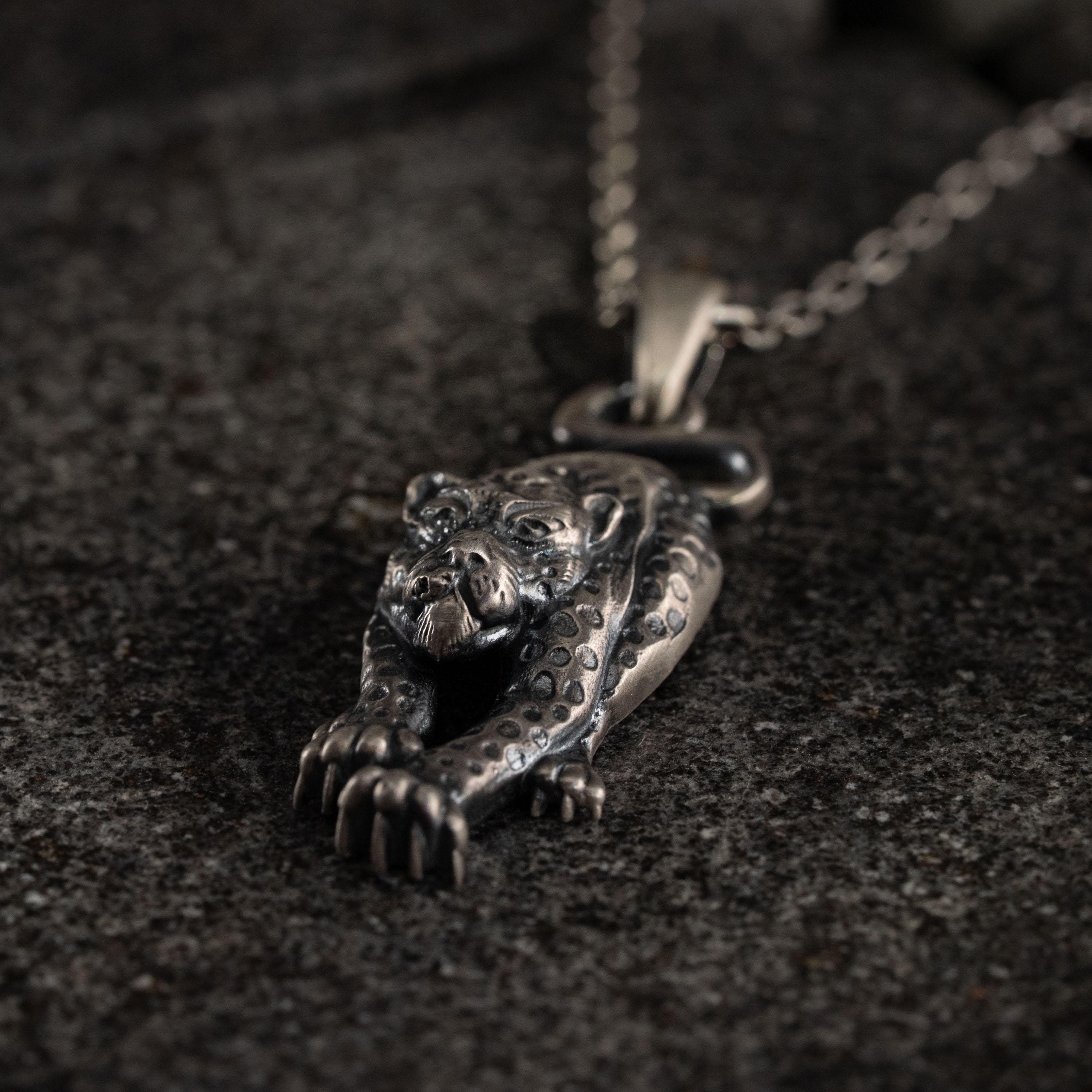 Leopard 925 Sterling Silver Pendant