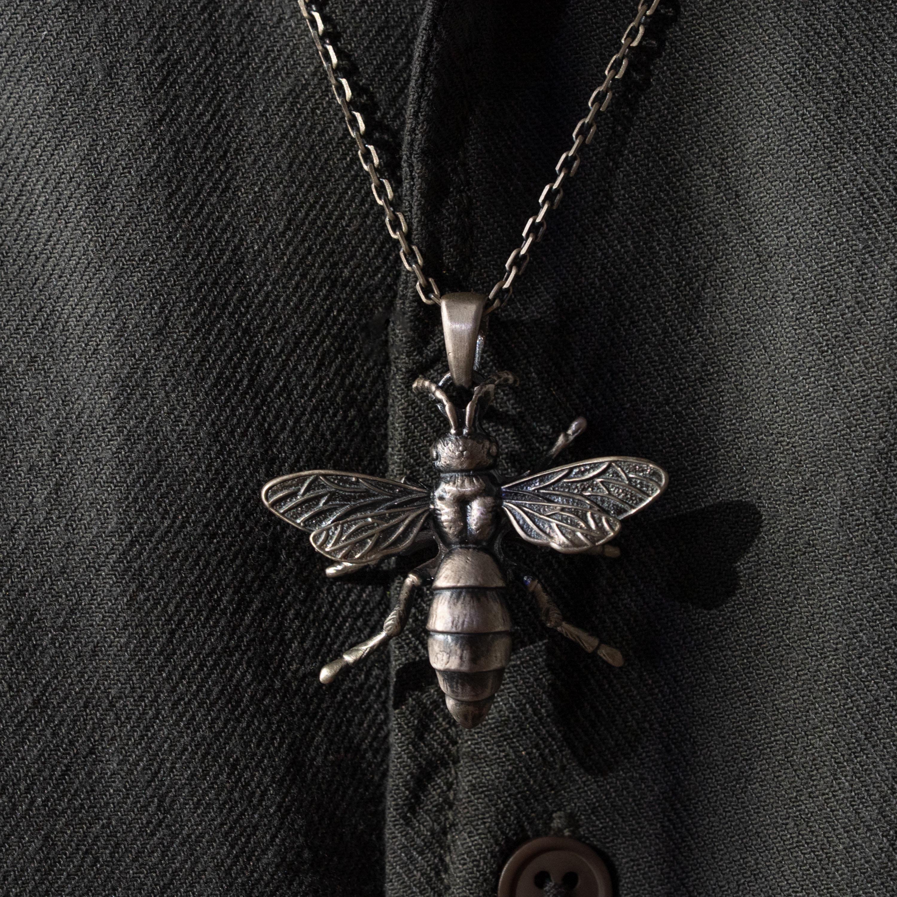 Queen Bee 925 Sterling Silver Necklace