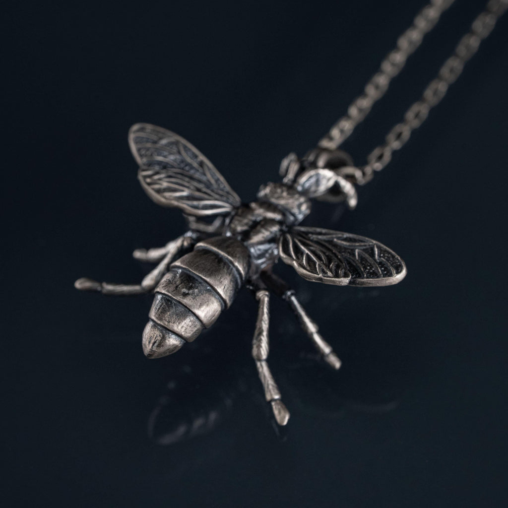 Queen Bee 925 Sterling Silver Necklace