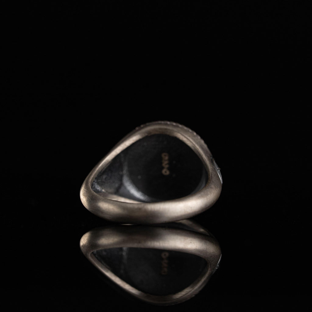 925 Sterling Silver Owl Skull Ring