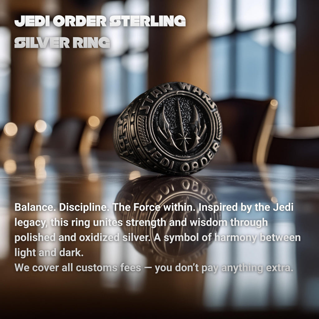 Jedi Order 925 Sterling Silver Ring