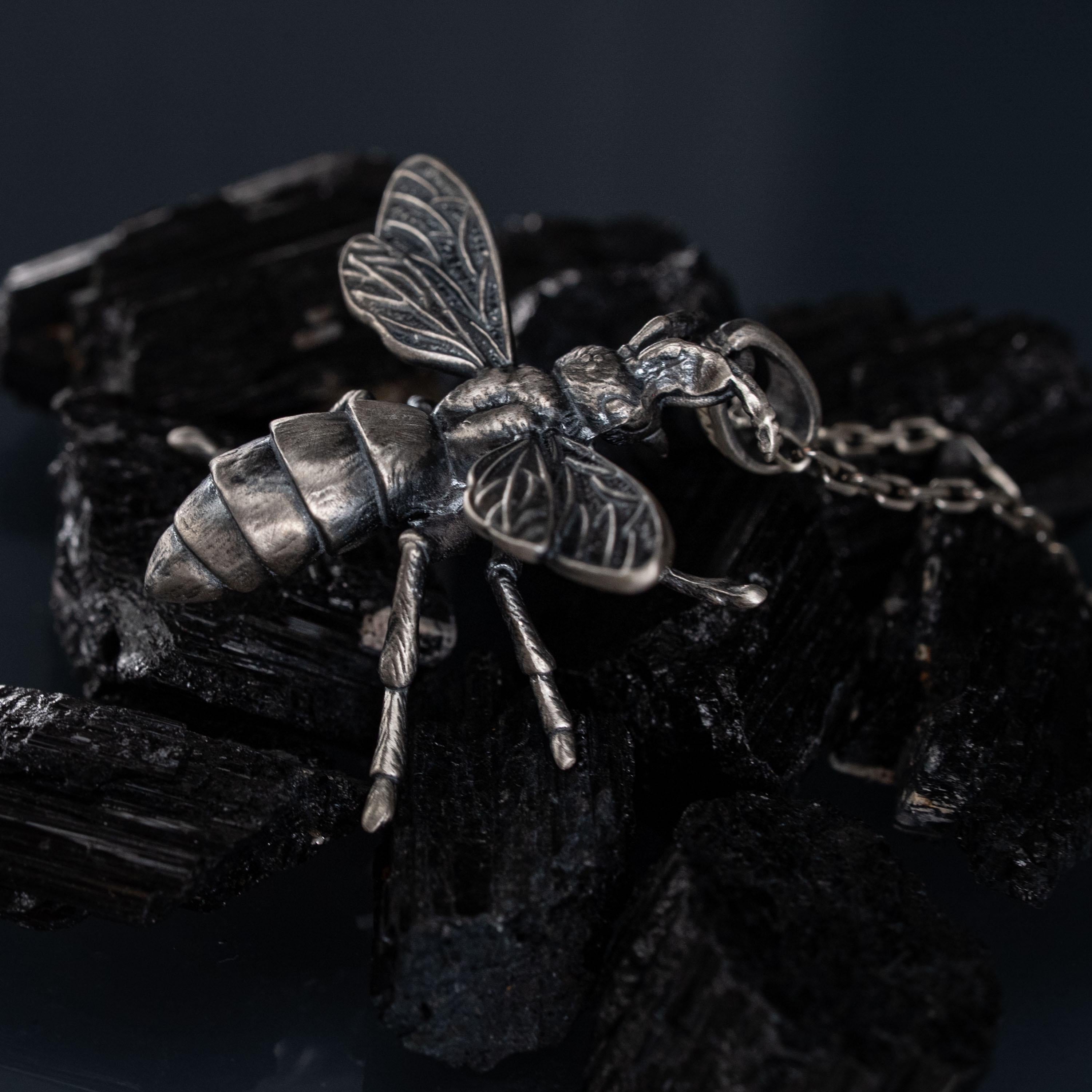 Queen Bee Necklace & Honeycomb Ring