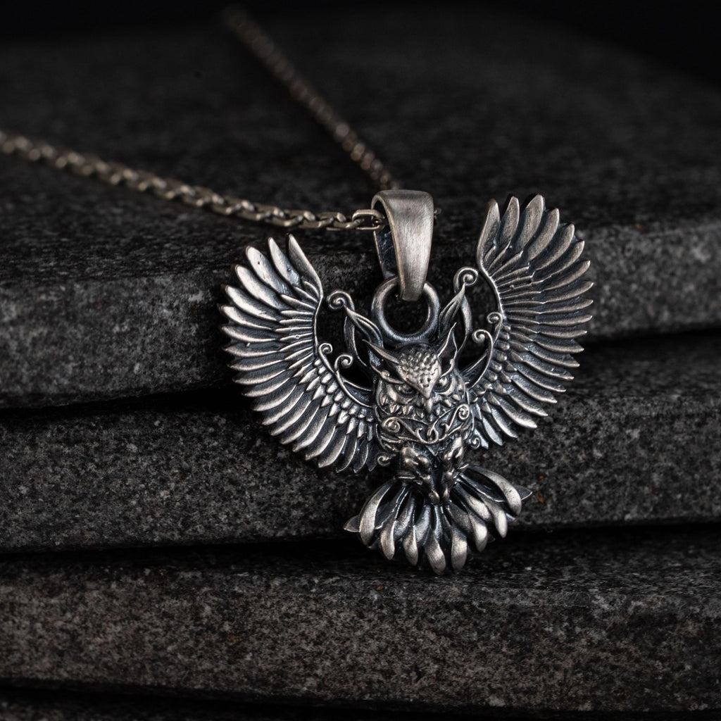 Owl 925 Sterling Silver Necklace