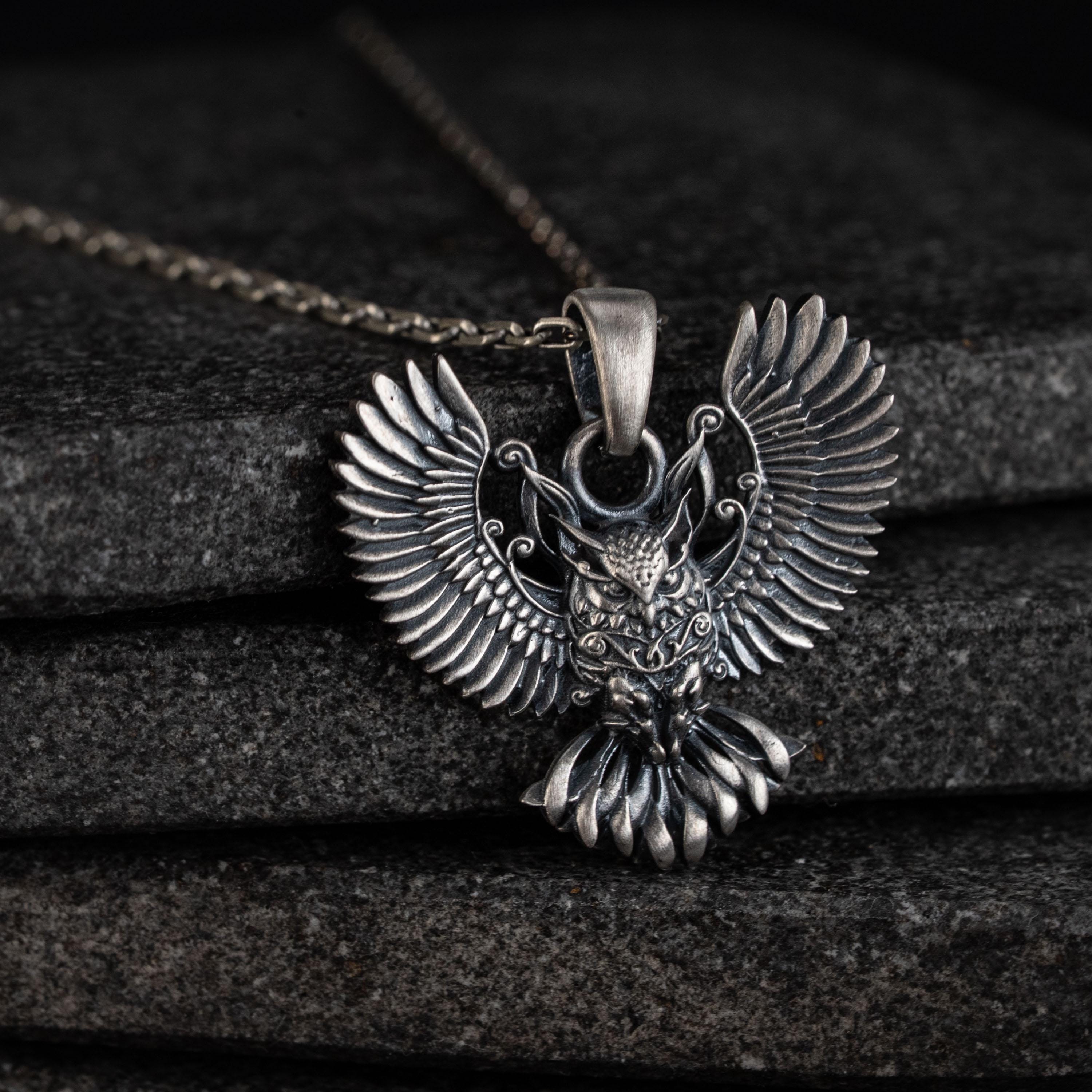 Owl 925 Sterling Silver Necklace