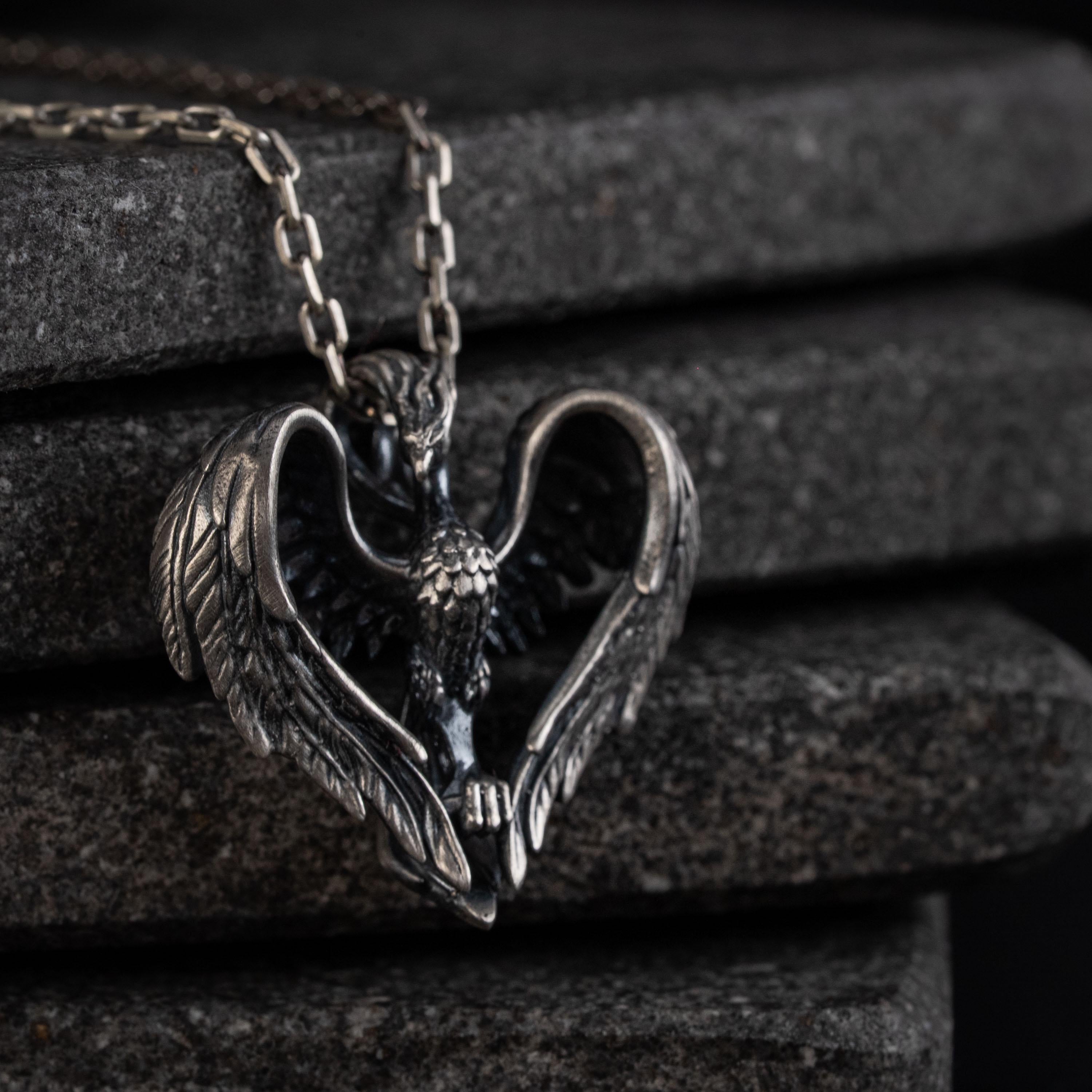 Phoenix 925 Sterling Silver Pendant