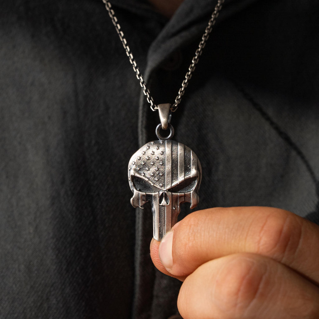 Punisher Skull Necklace
