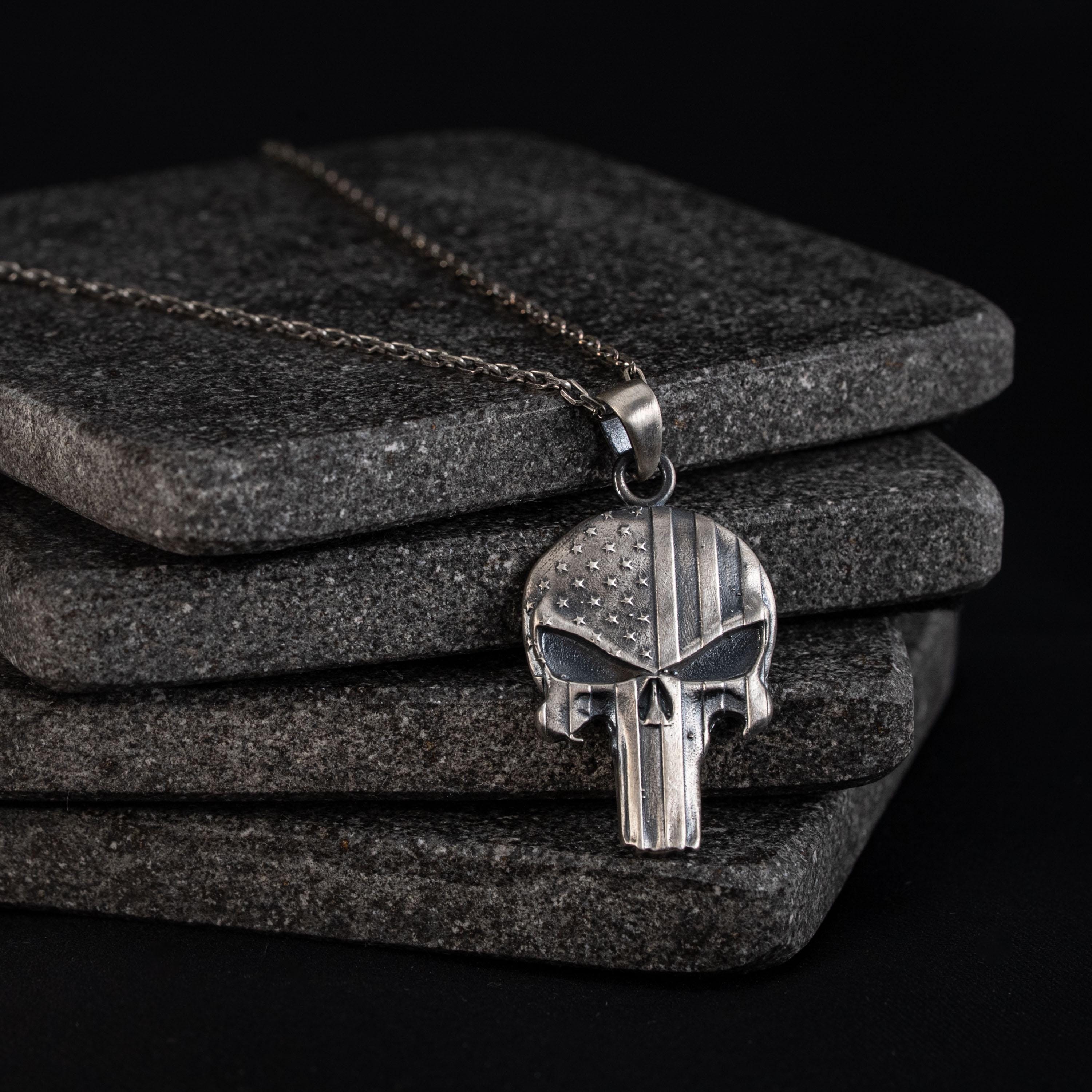 Punisher Skull Necklace