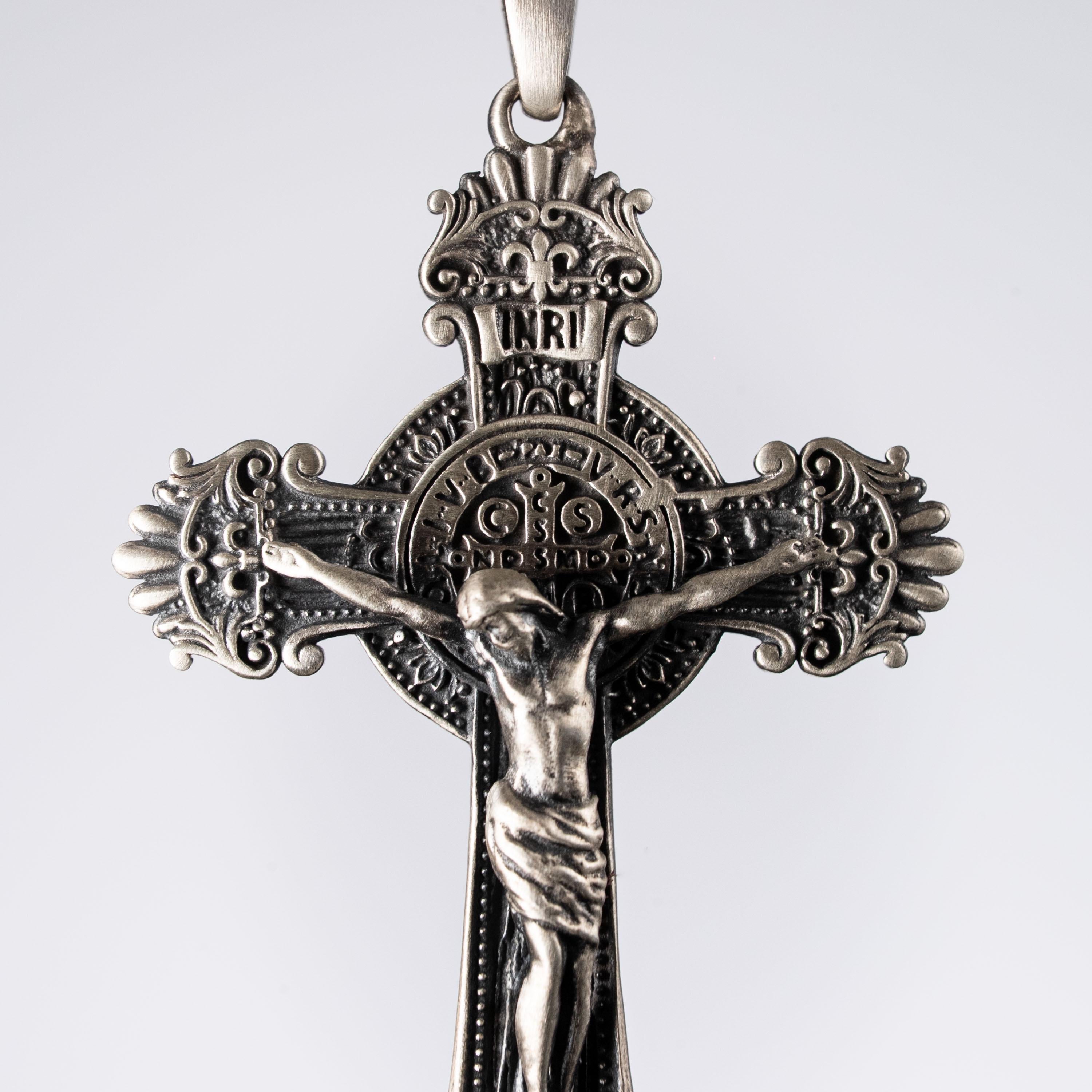 Jesus Crucifix 925 Sterling Silver Necklace
