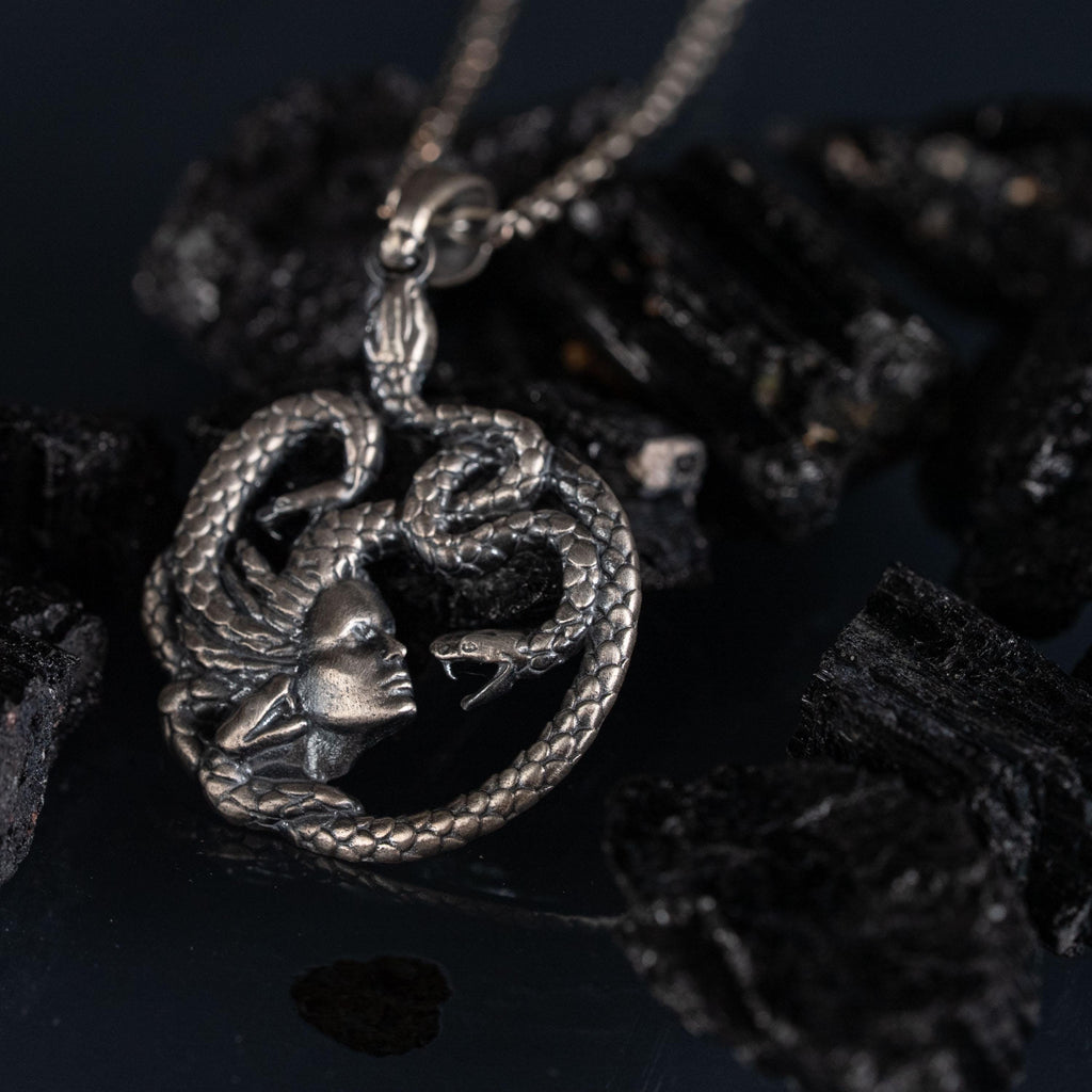 Medusa  925 Sterling Silver Necklace