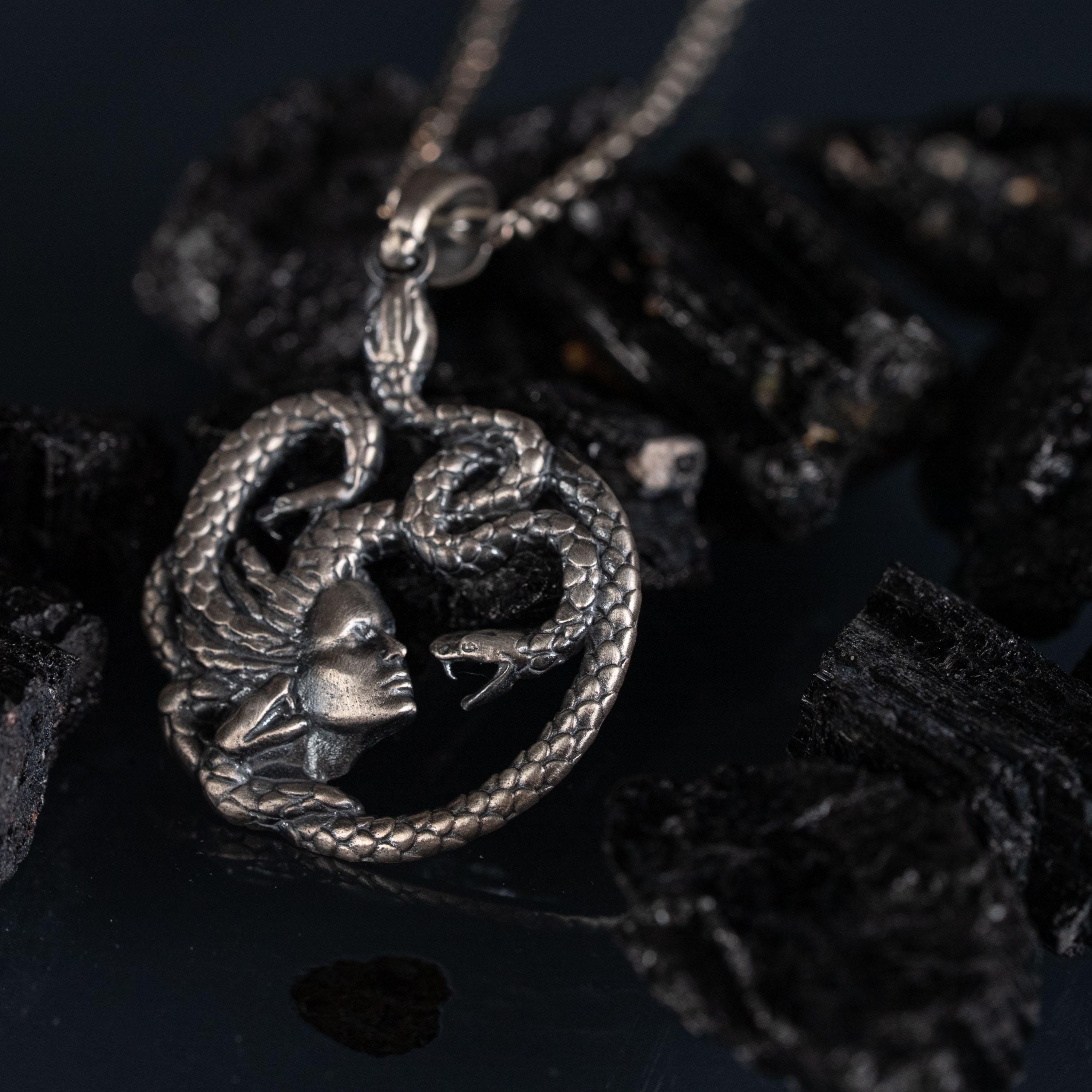 Medusa  925 Sterling Silver Necklace