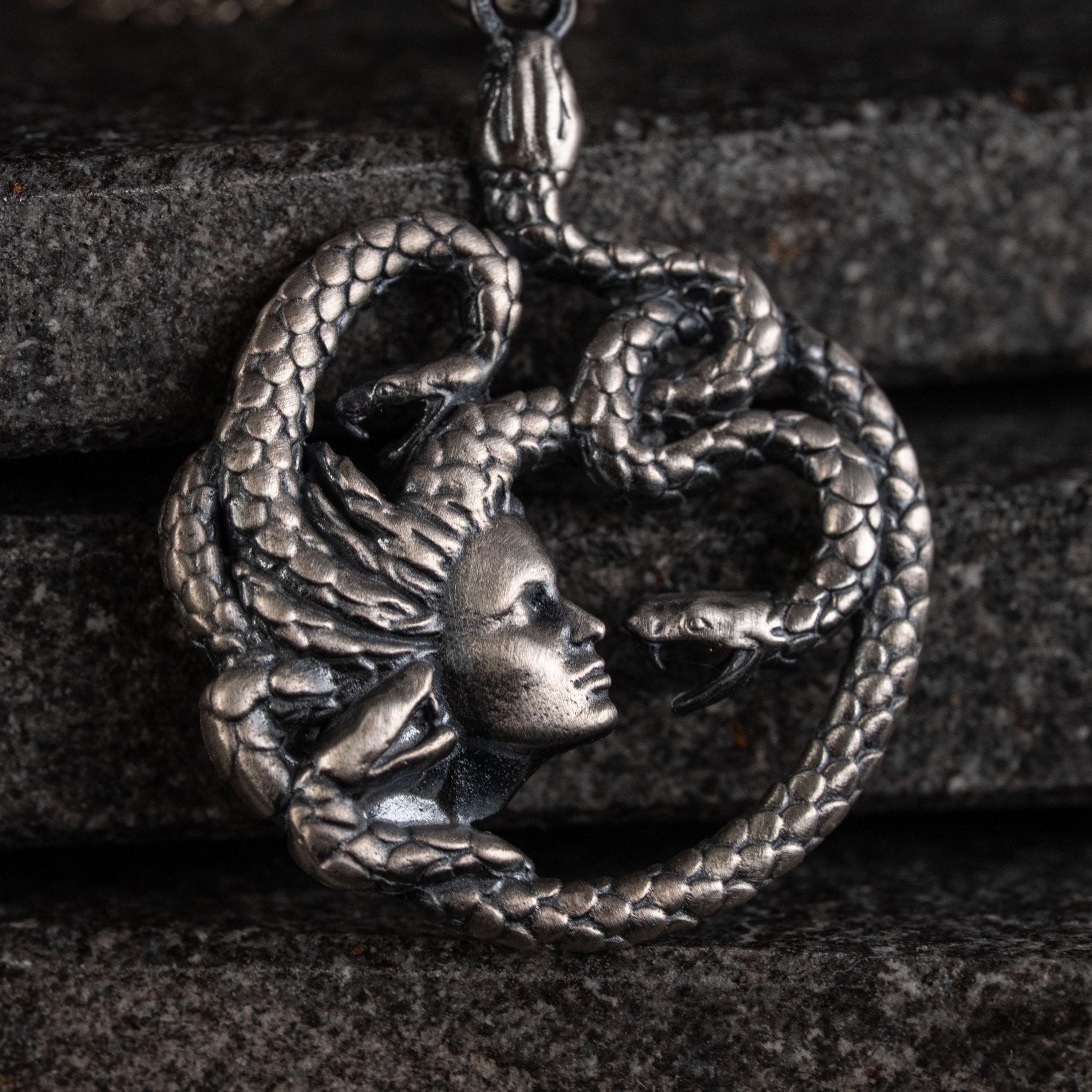 Medusa  925 Sterling Silver Necklace