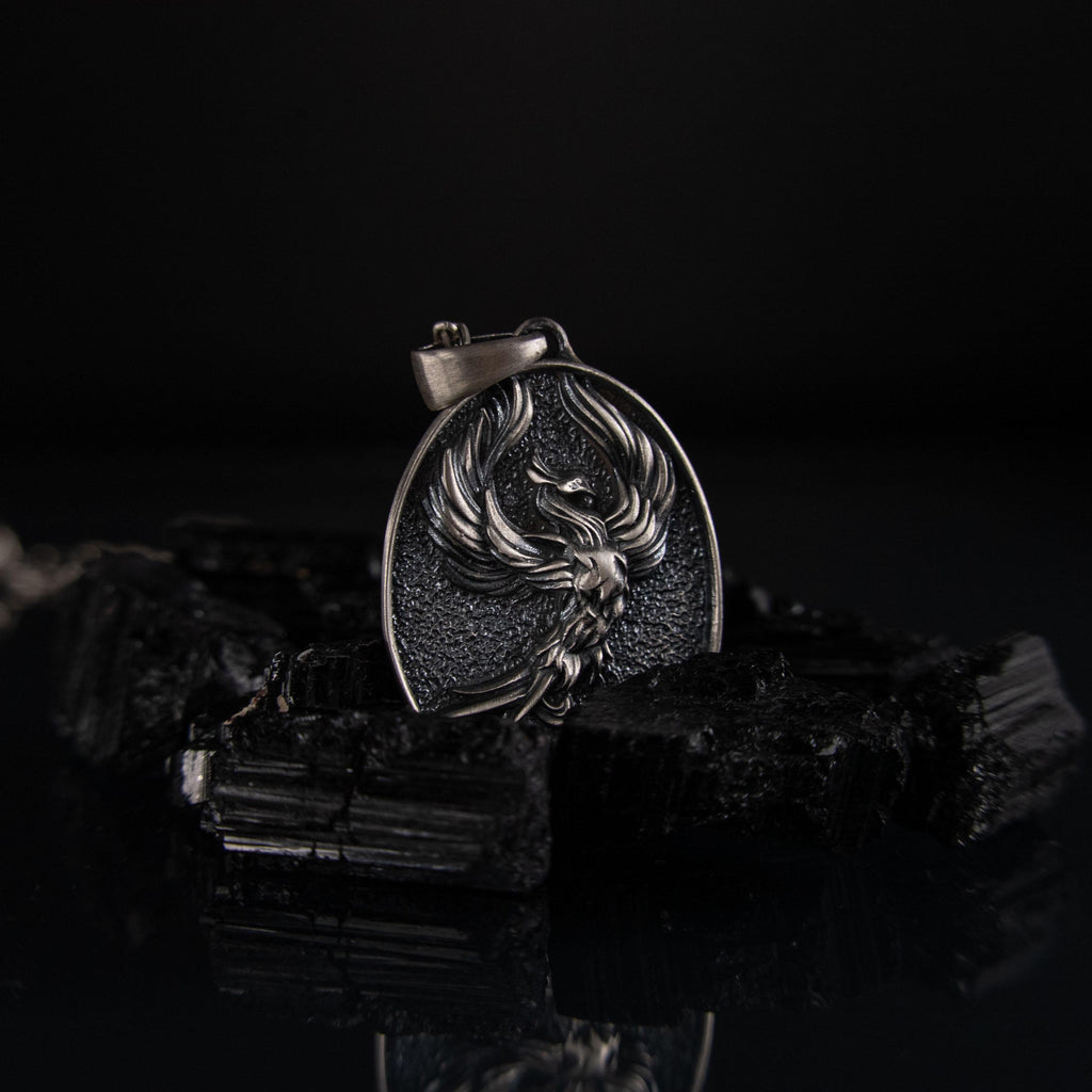 Phoenix 925 Sterling Silver Pendant Necklace