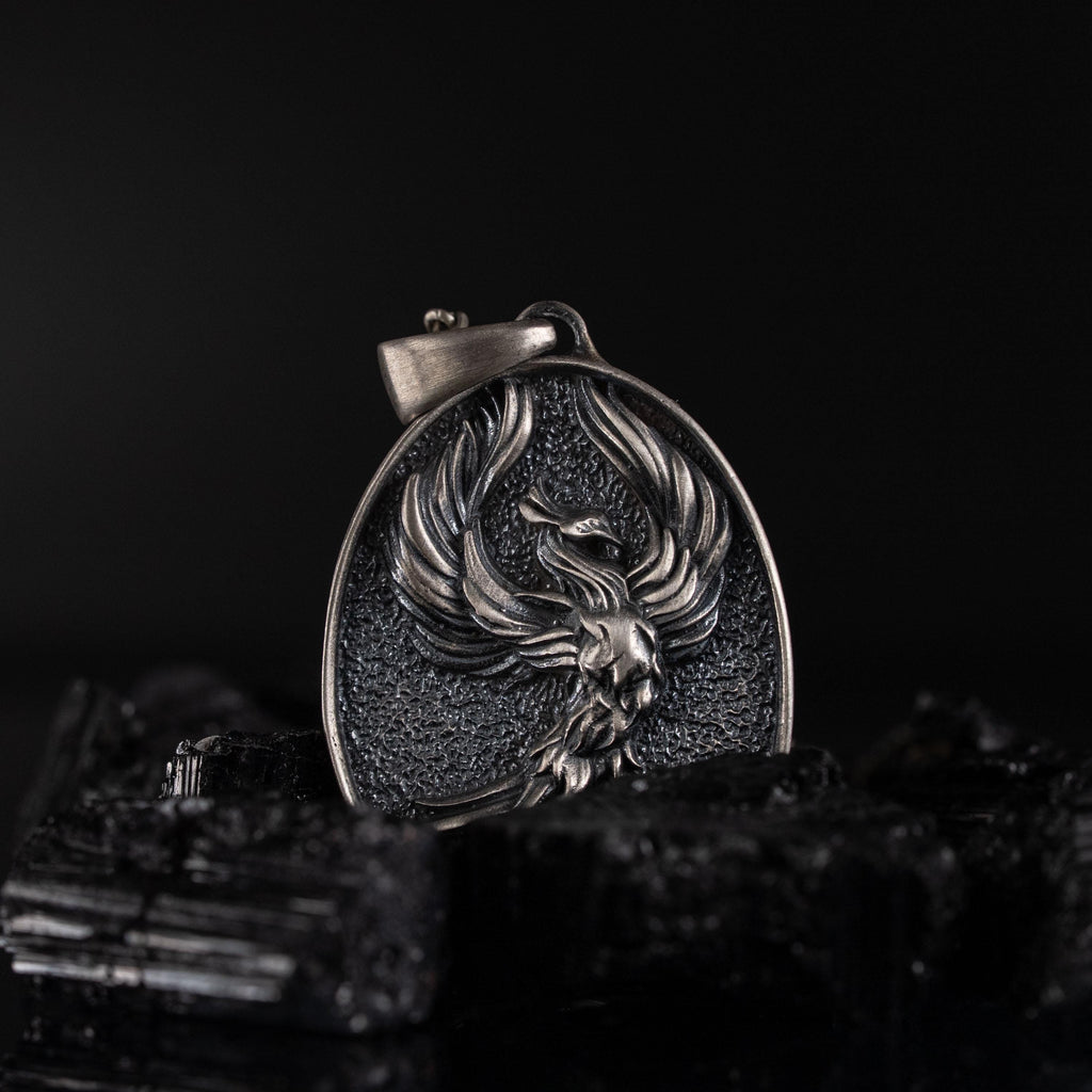 Phoenix 925 Sterling Silver Pendant Necklace