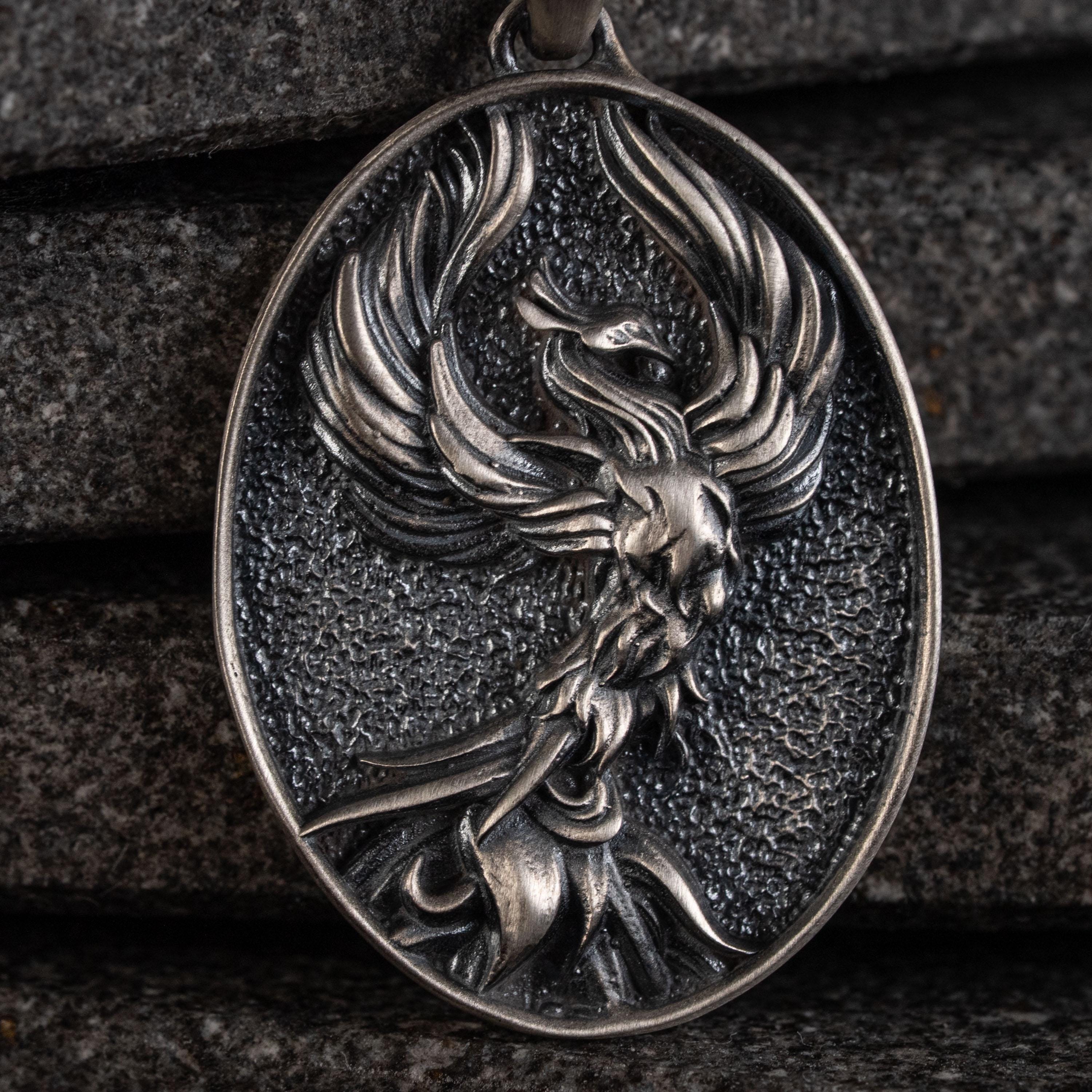 Phoenix 925 Sterling Silver Pendant Necklace