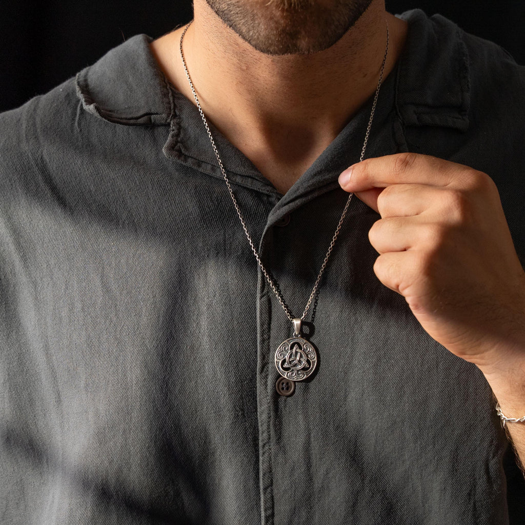 Celtic Triquetra 925 Sterling Silver Pendant
