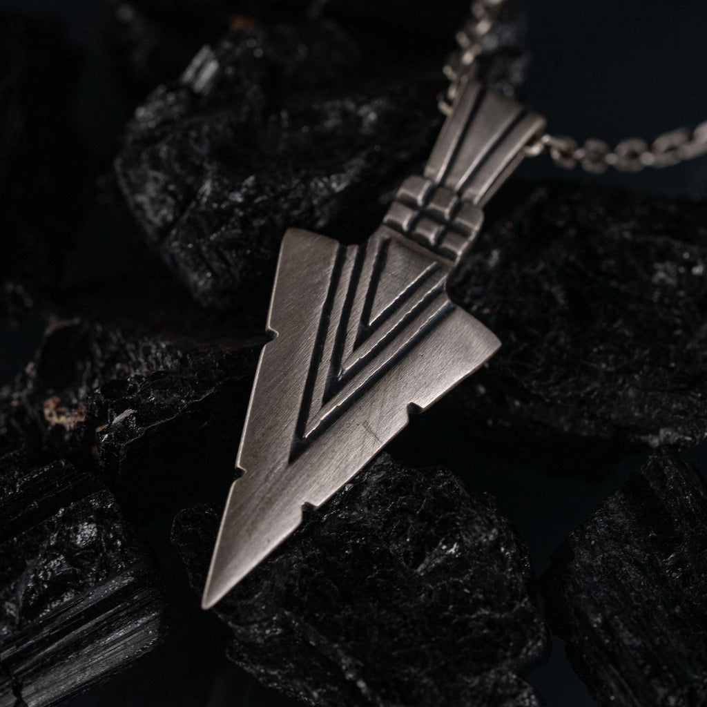 Viking Arrow  925 Sterling Silver Pendant Jewelry
