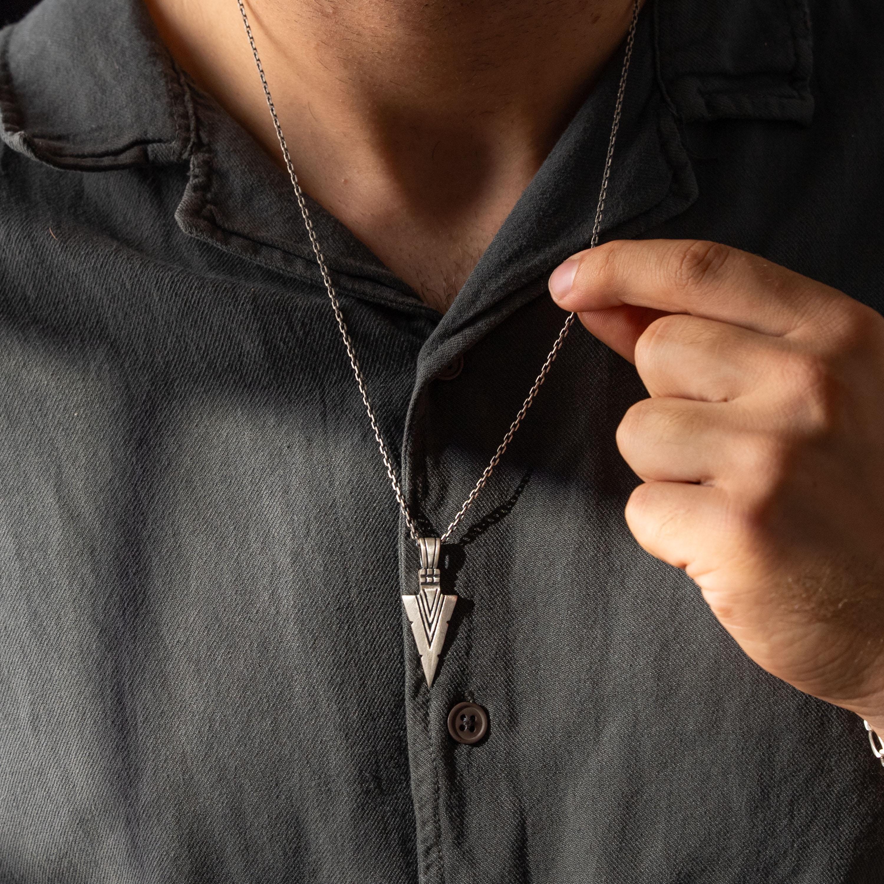 Viking Arrow  925 Sterling Silver Pendant Jewelry