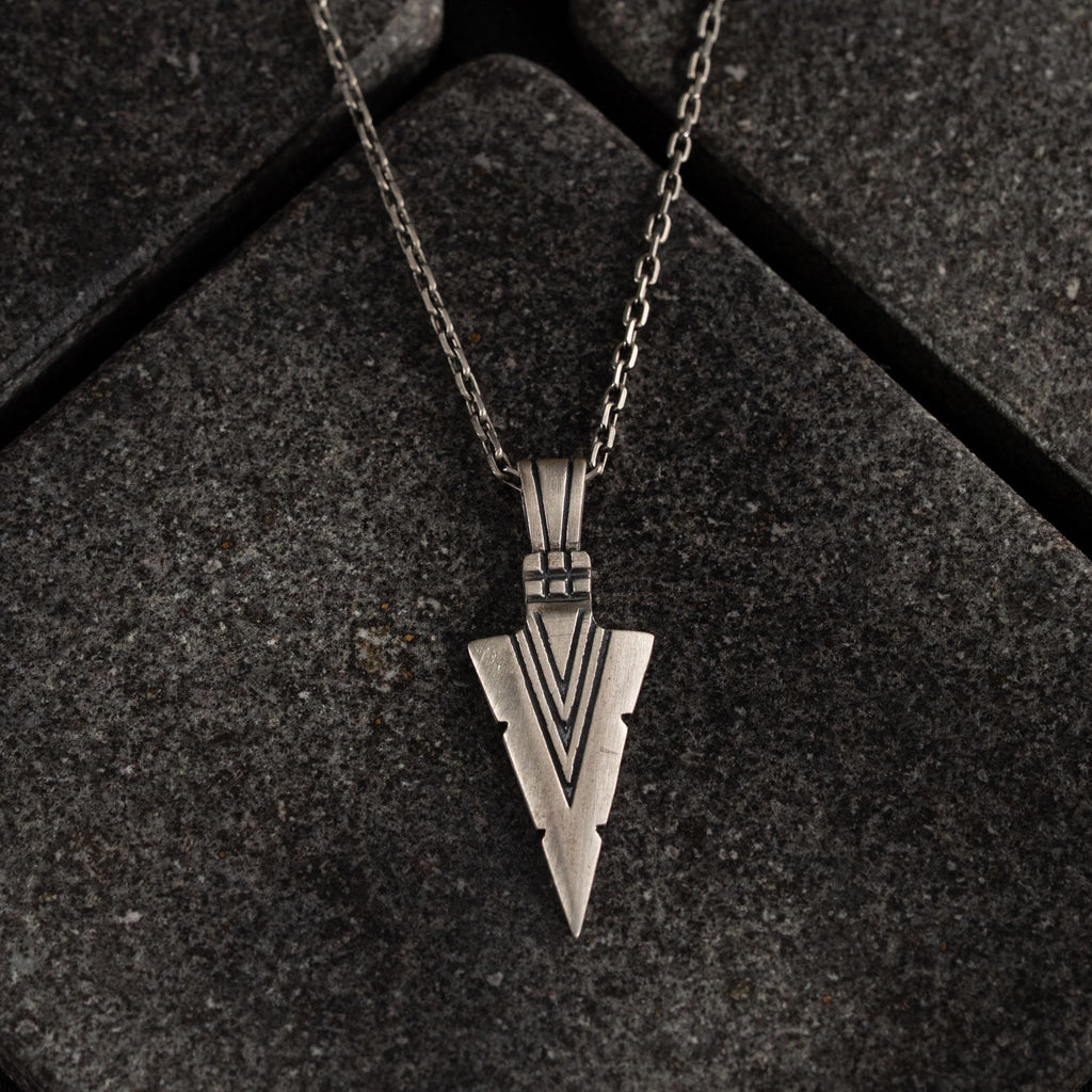 Viking Arrow  925 Sterling Silver Pendant Jewelry