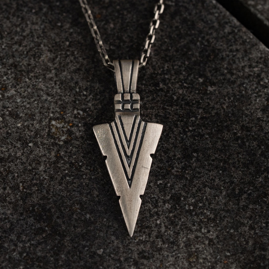 Viking Arrow  925 Sterling Silver Pendant Jewelry