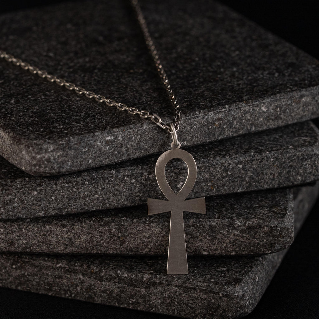 Ankh Unisex 925 Sterling Silver Pendant Necklace