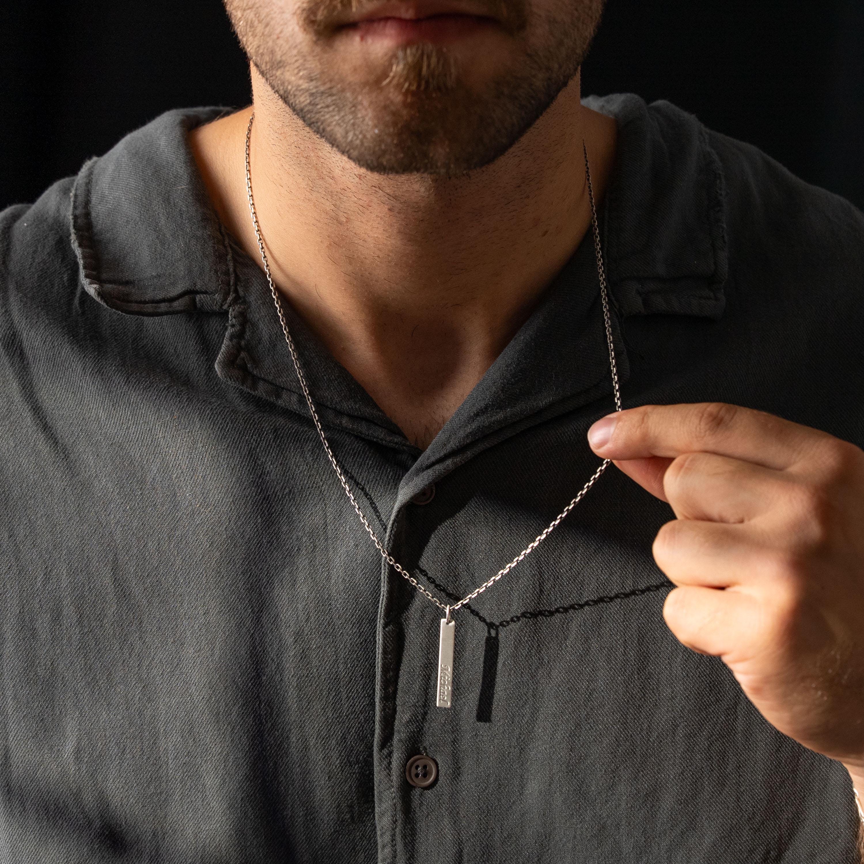 Personalized Name Bar Necklace