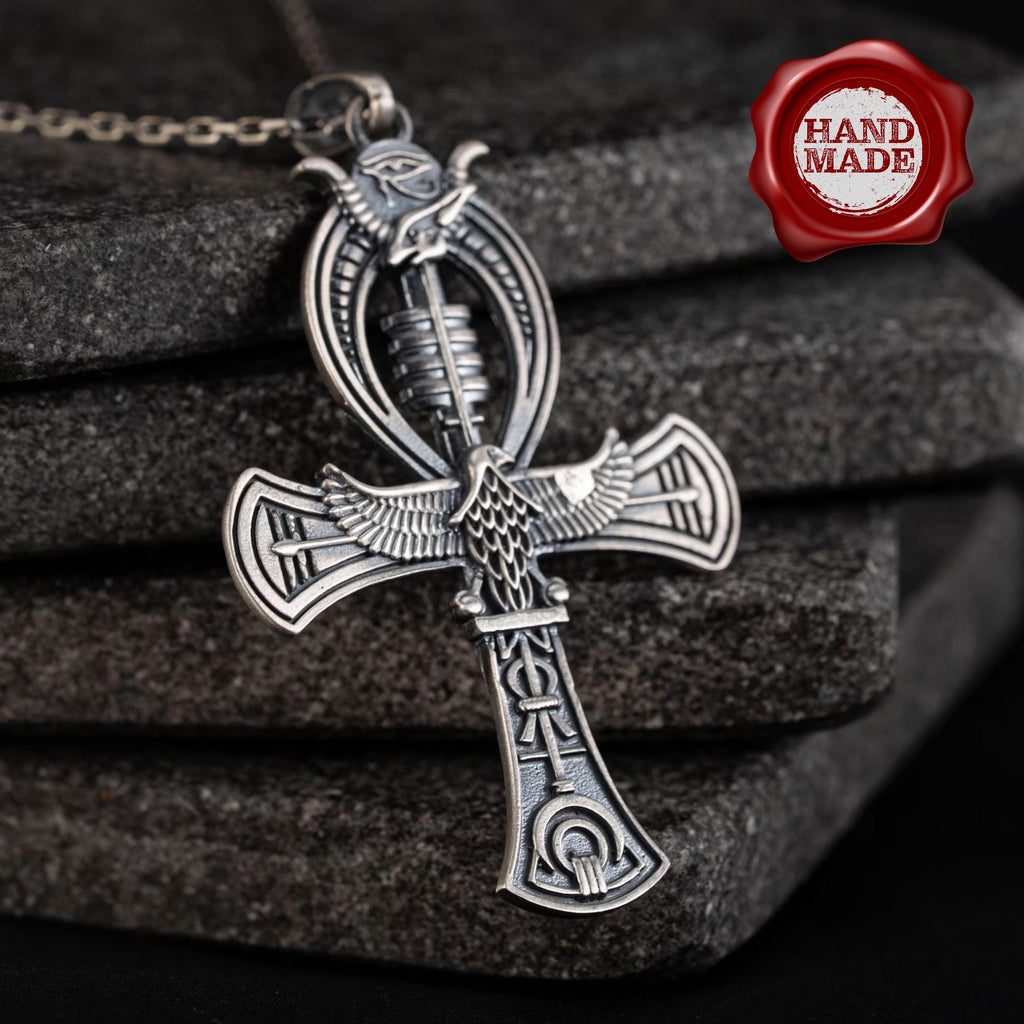Ankh 925 Sterling Silver Handmade Pendant