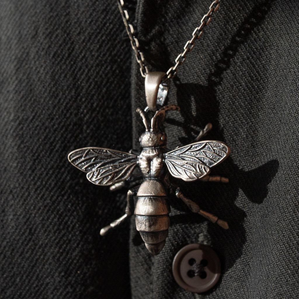 Queen Bee Necklace & Honeycomb Ring