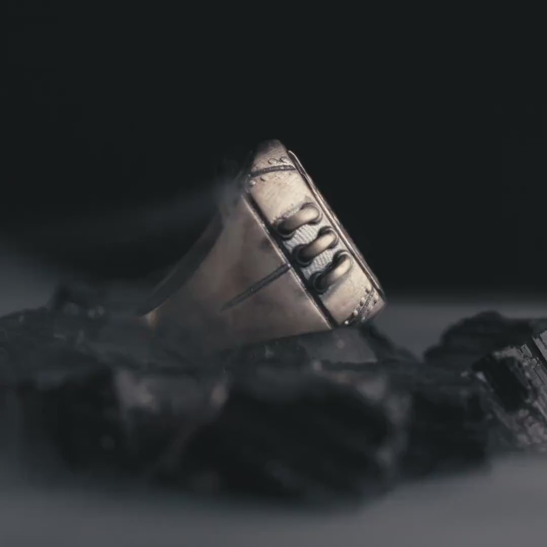 Steampunk Handmade 925 Sterling Silver Ring