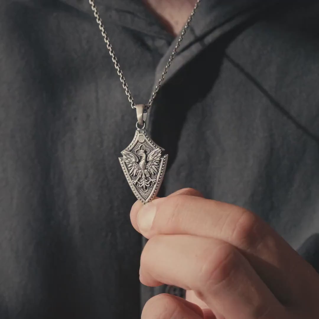 Flying Eagle 925 Sterling Silver Pendant