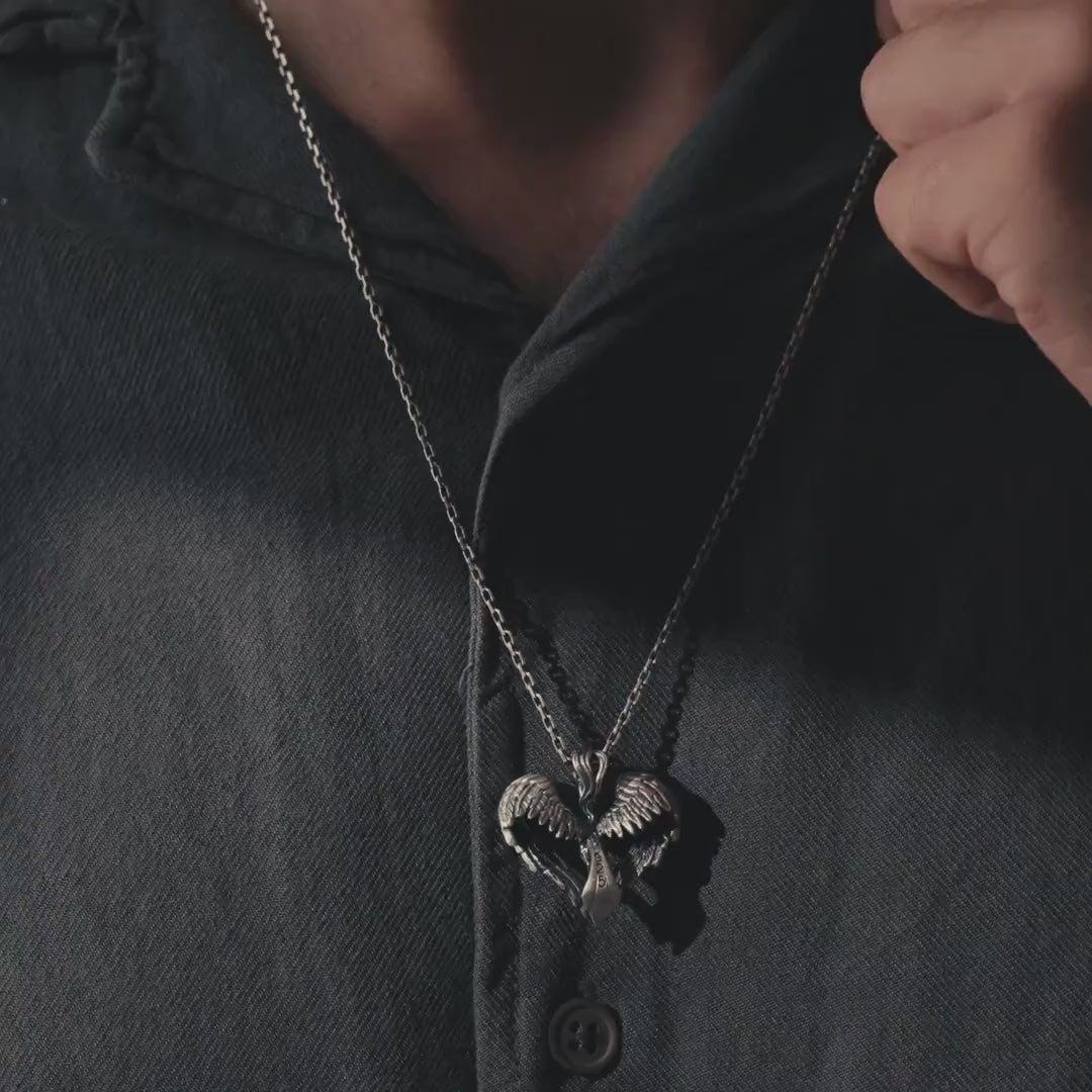 Phoenix 925 Sterling Silver Pendant