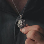 Lion Head 925 Sterling Silver Necklace