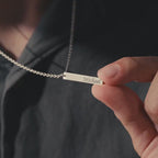 Personalized Name Bar Necklace