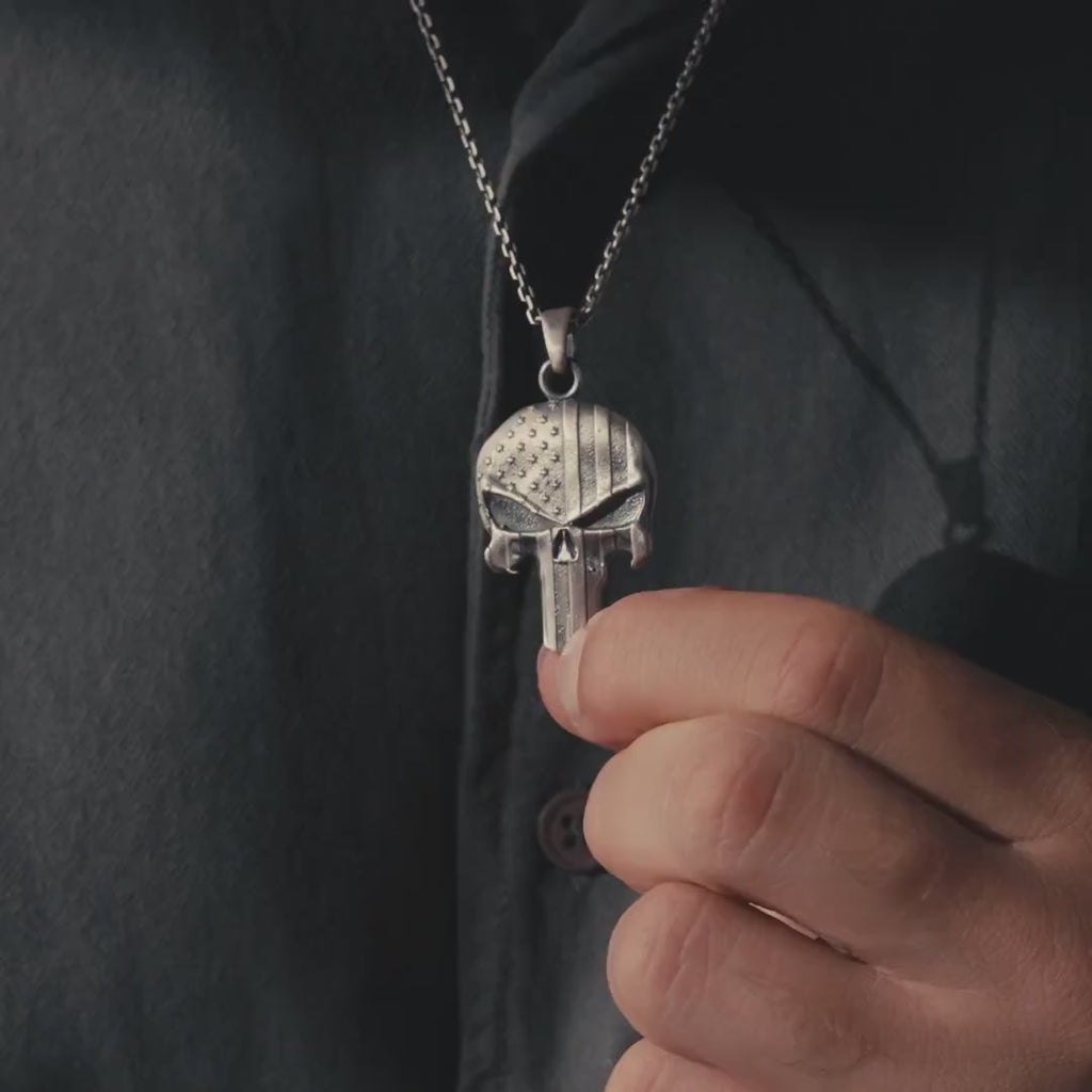 Punisher Skull Necklace
