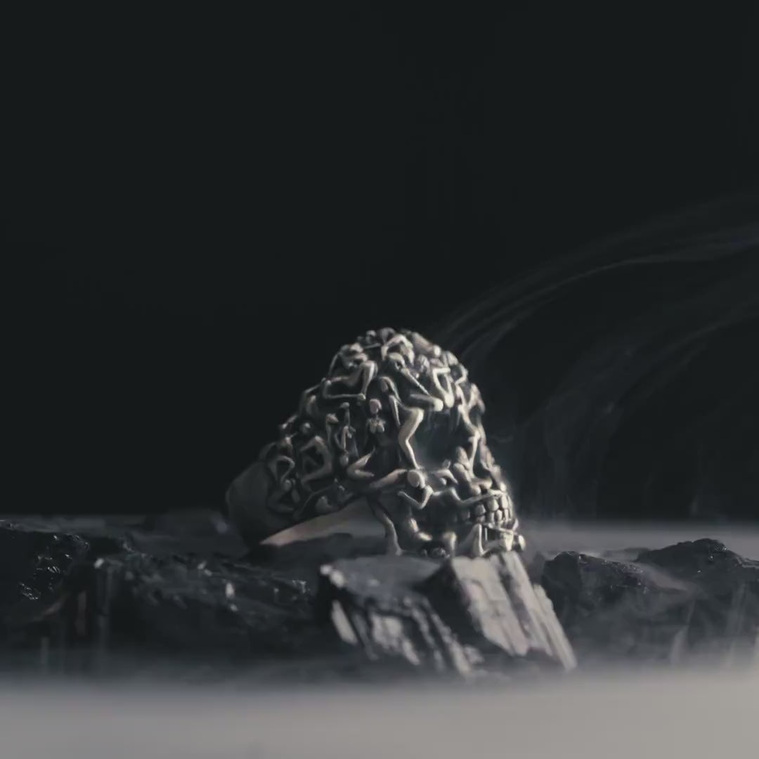 Sexy Women and Skull Punk Ring